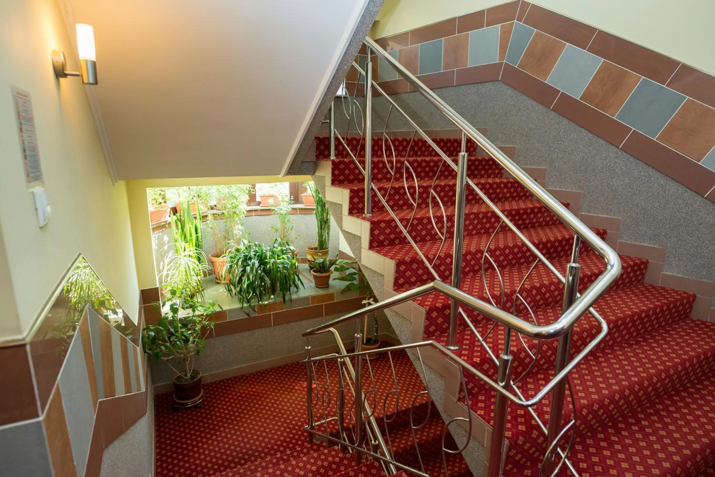 Decorative detail in Pensiunea President