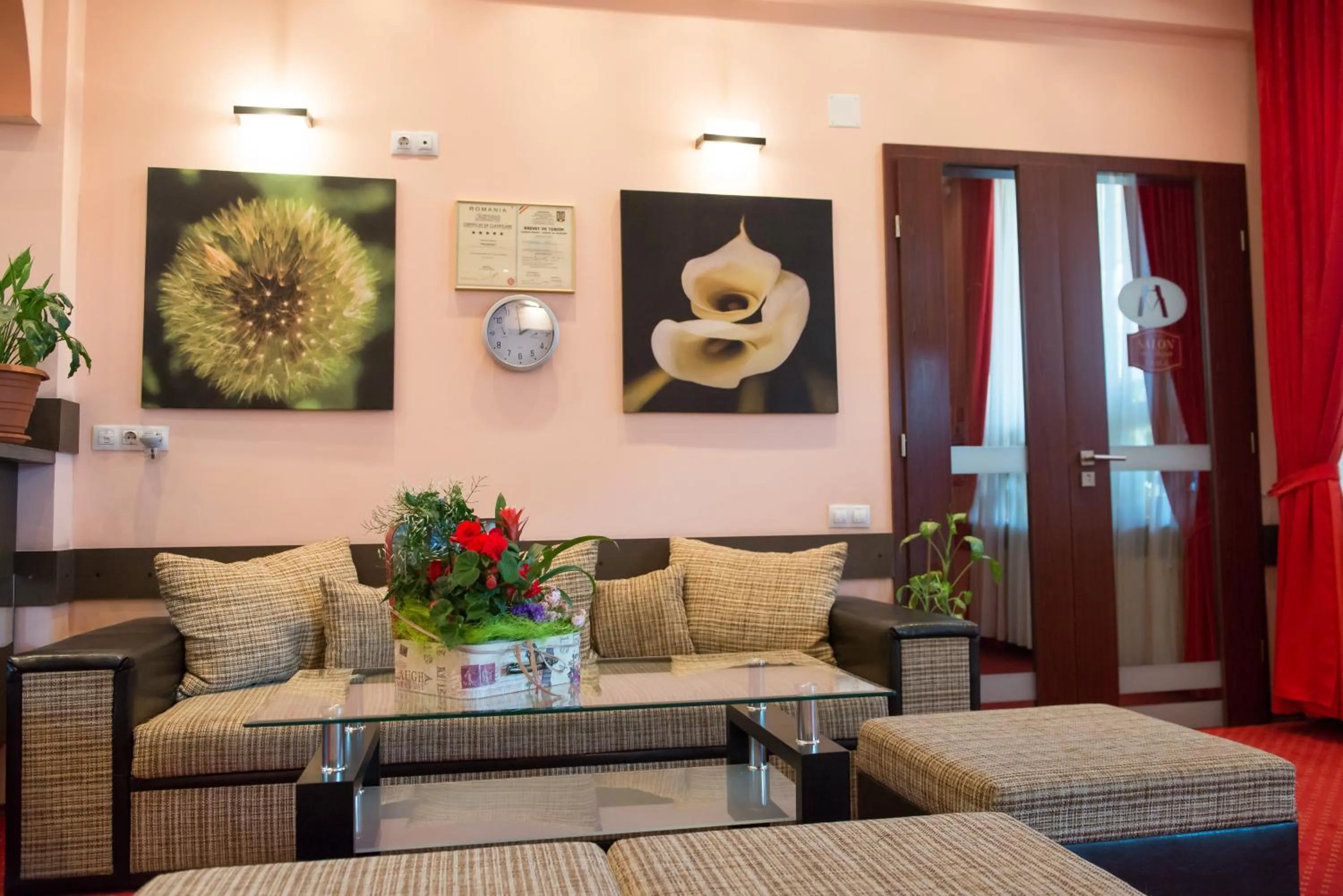 Lobby or reception in Pensiunea President