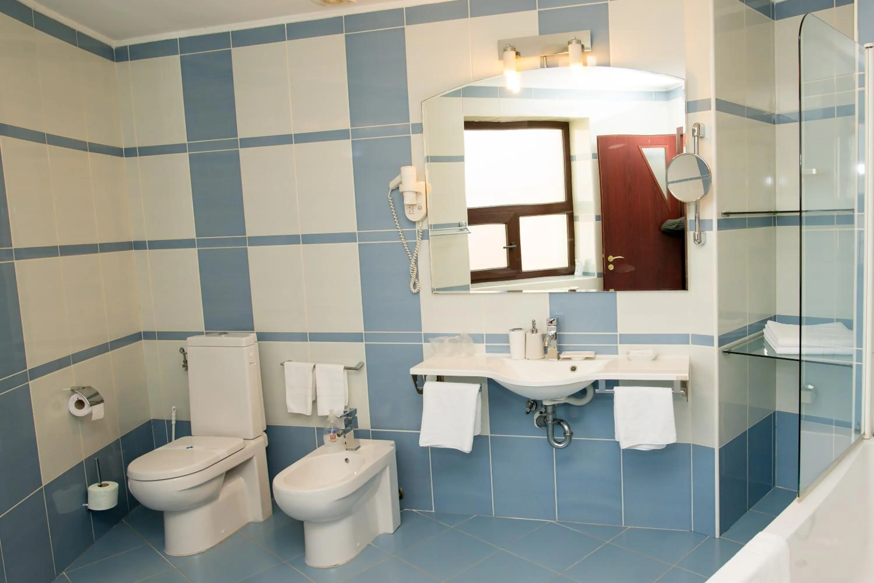 Bathroom in Pensiunea President