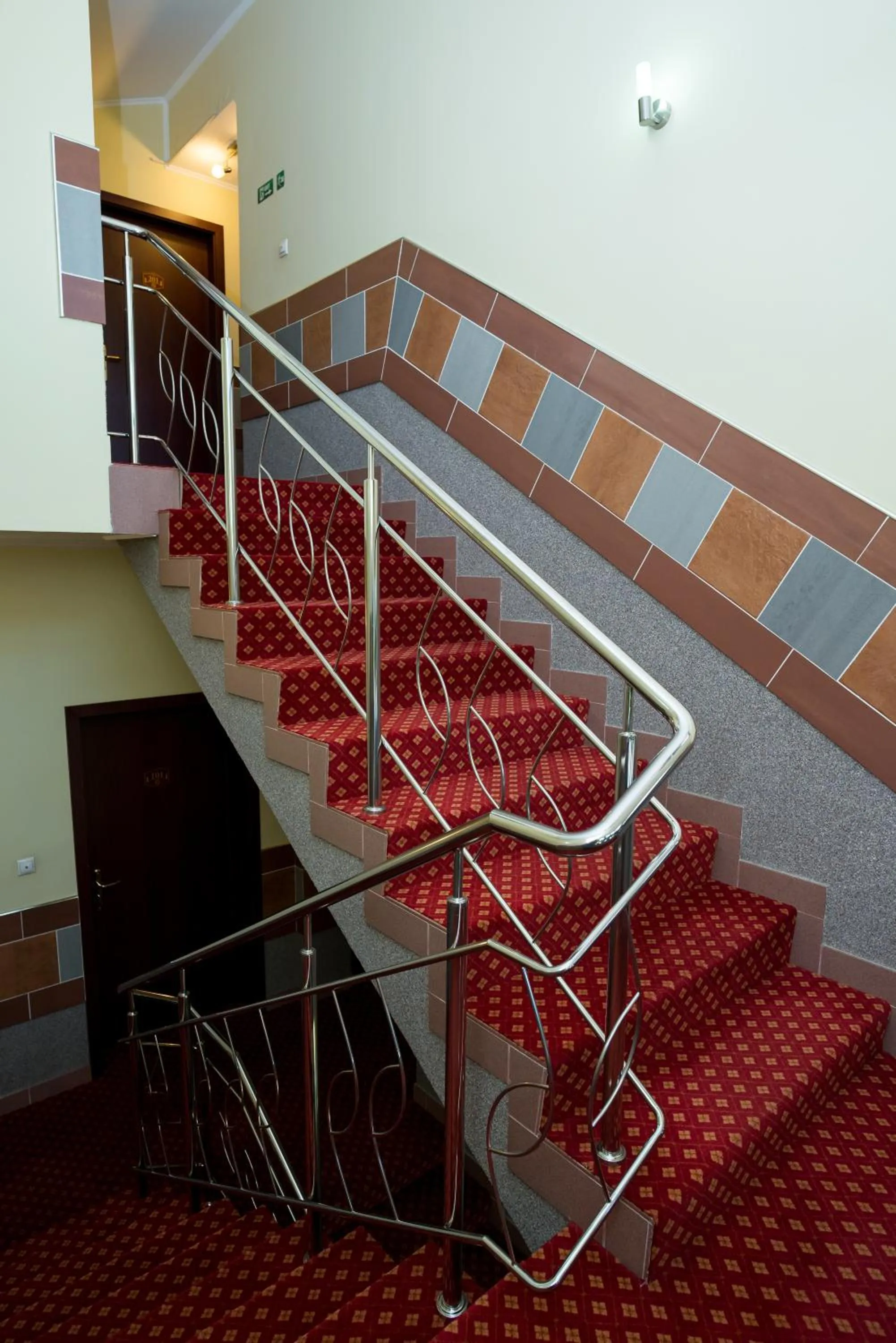 Decorative detail in Pensiunea President