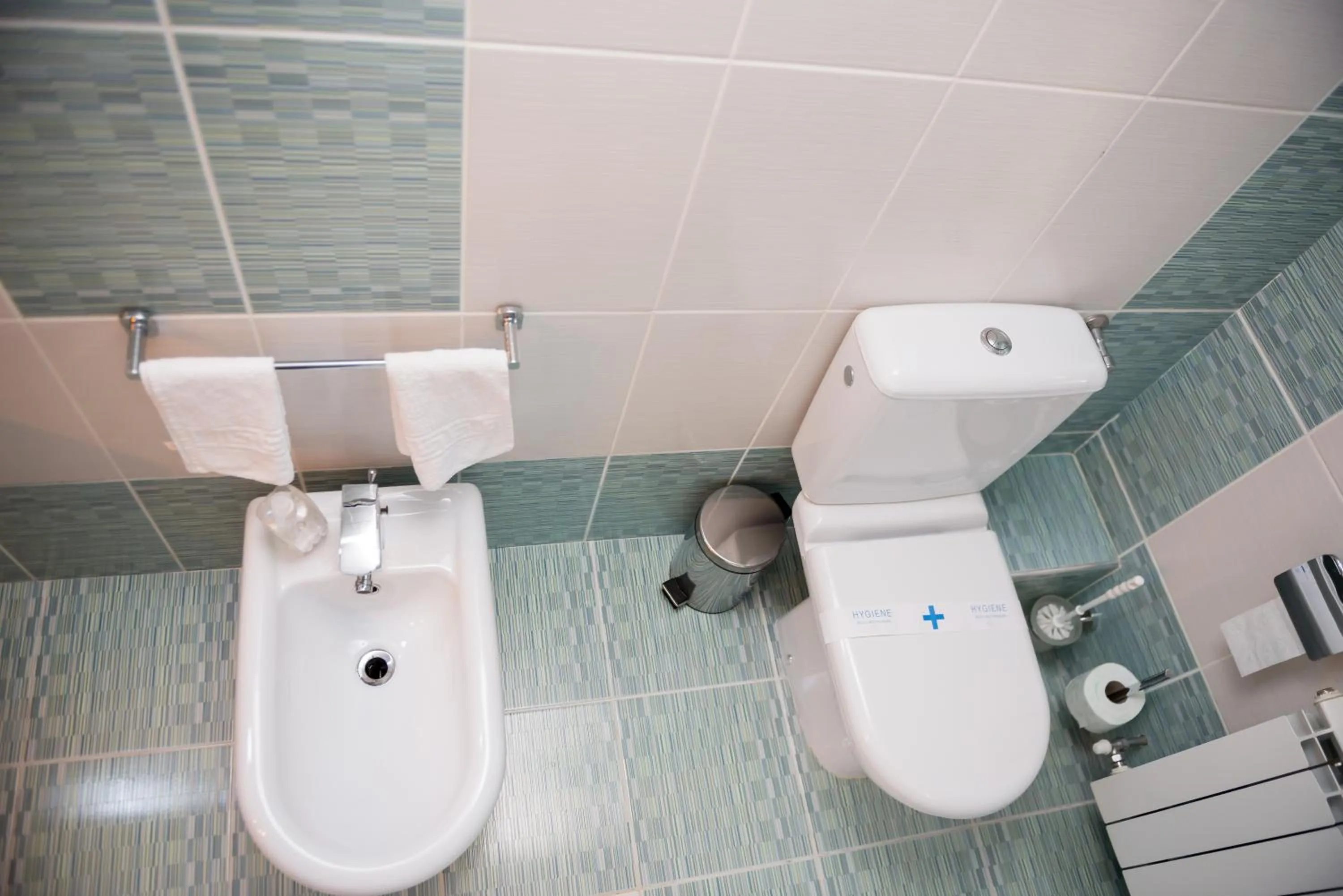 Toilet in Pensiunea President