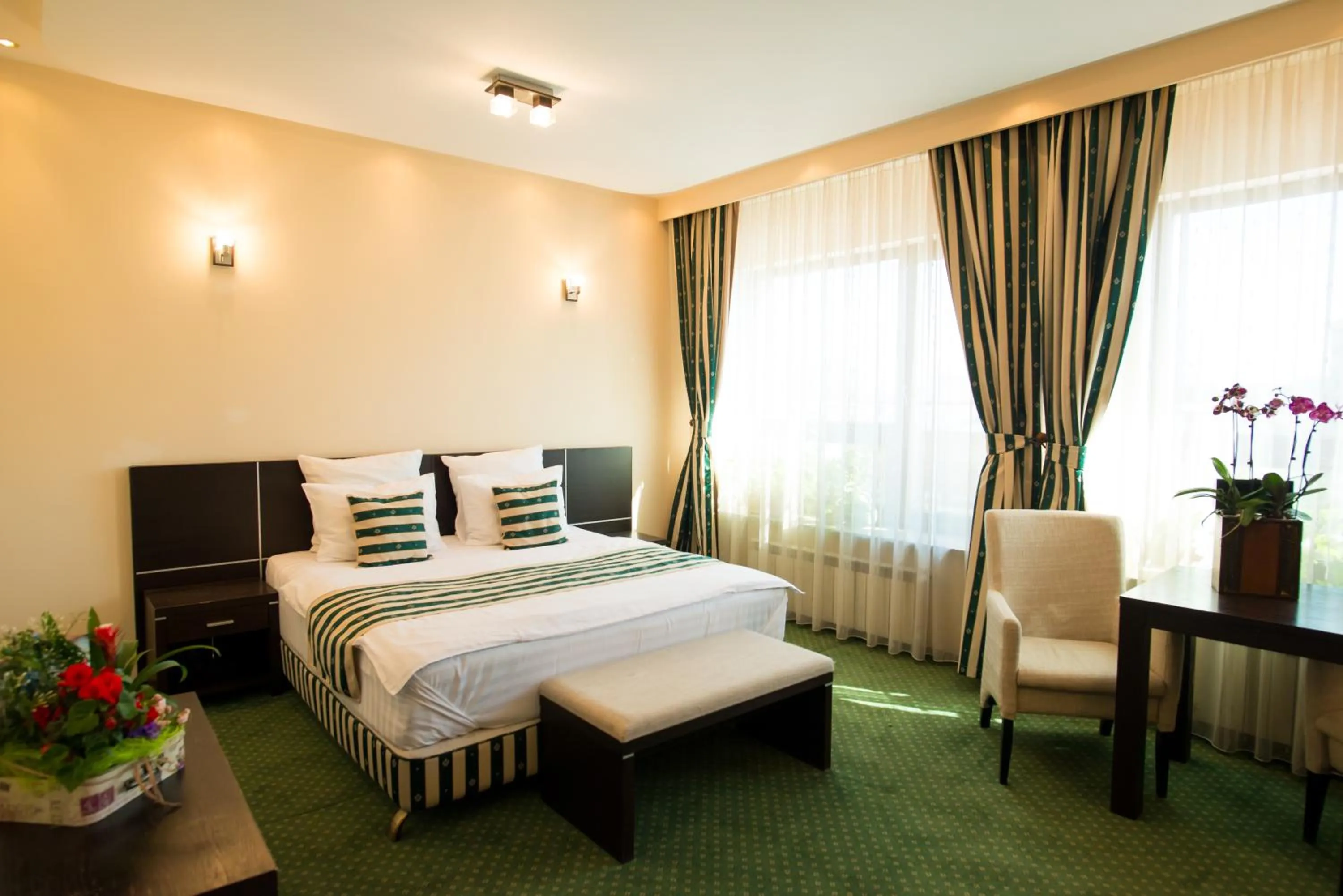 Bed in Pensiunea President