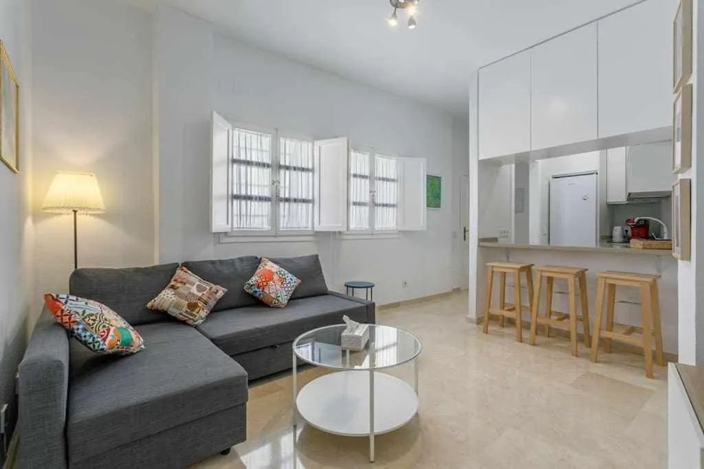 Living room in Santa Cruz Parking incluido