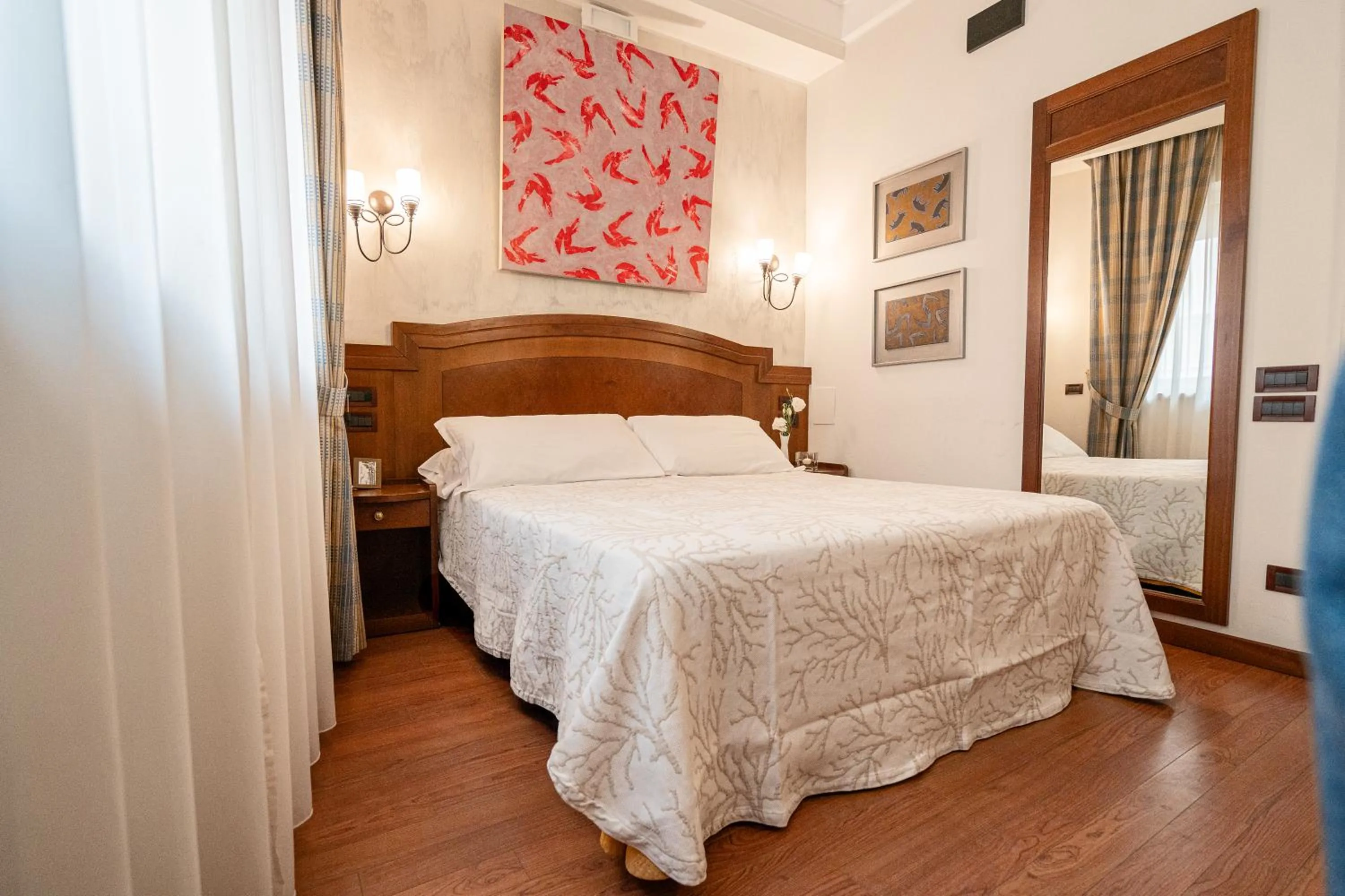 Bed in Art Hotel Santa Lucia