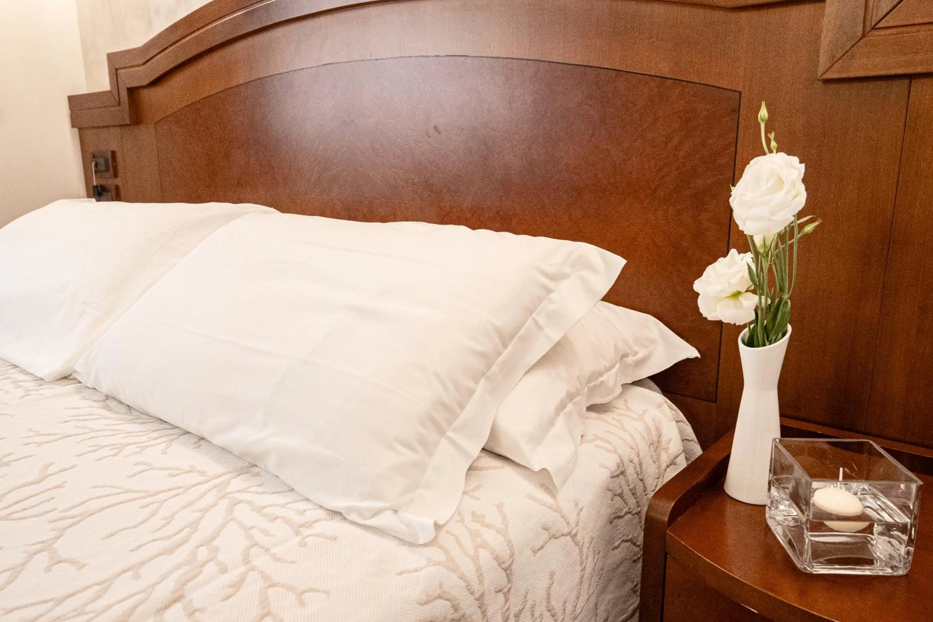 Bed in Art Hotel Santa Lucia