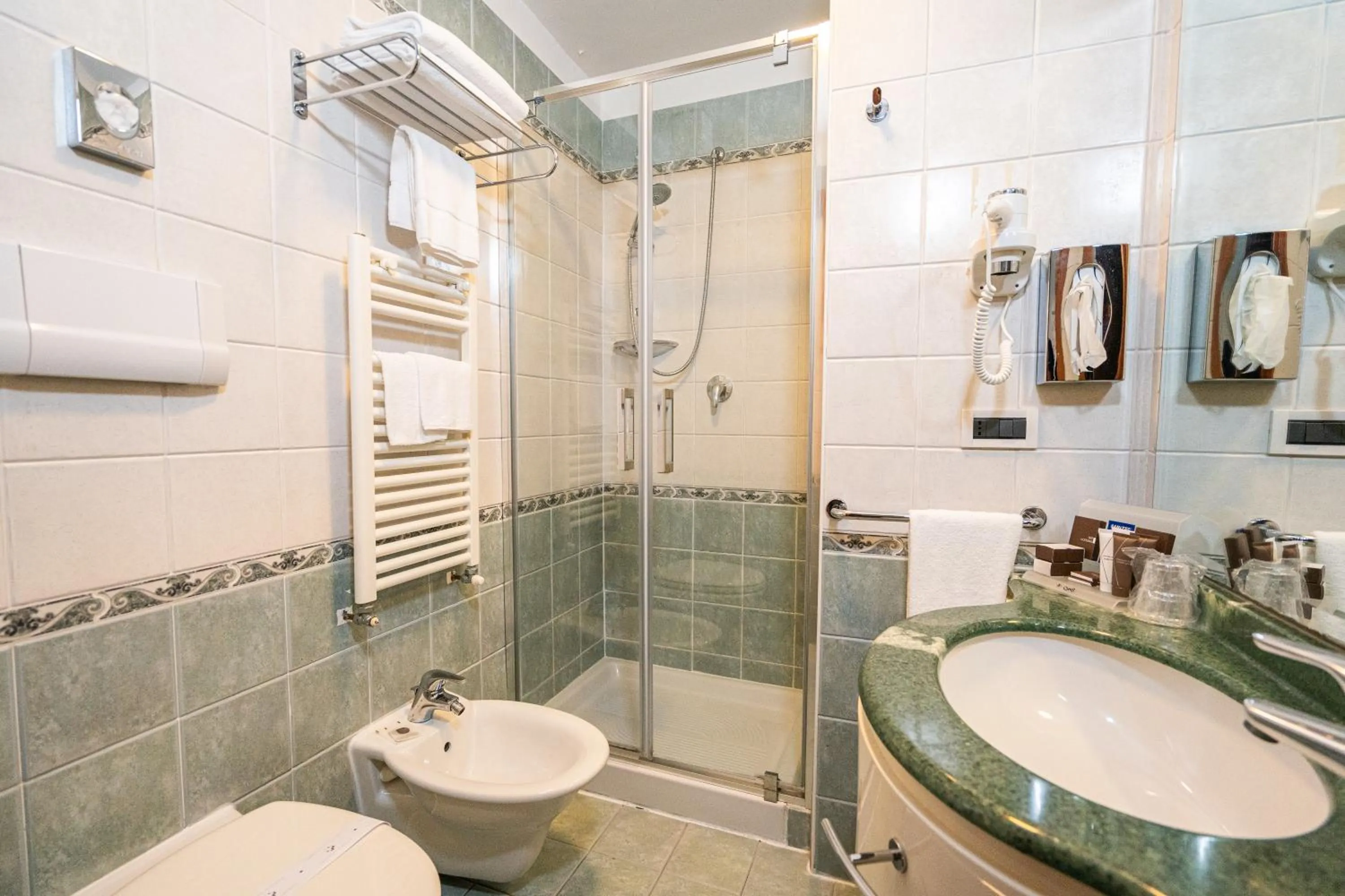 Toilet in Art Hotel Santa Lucia