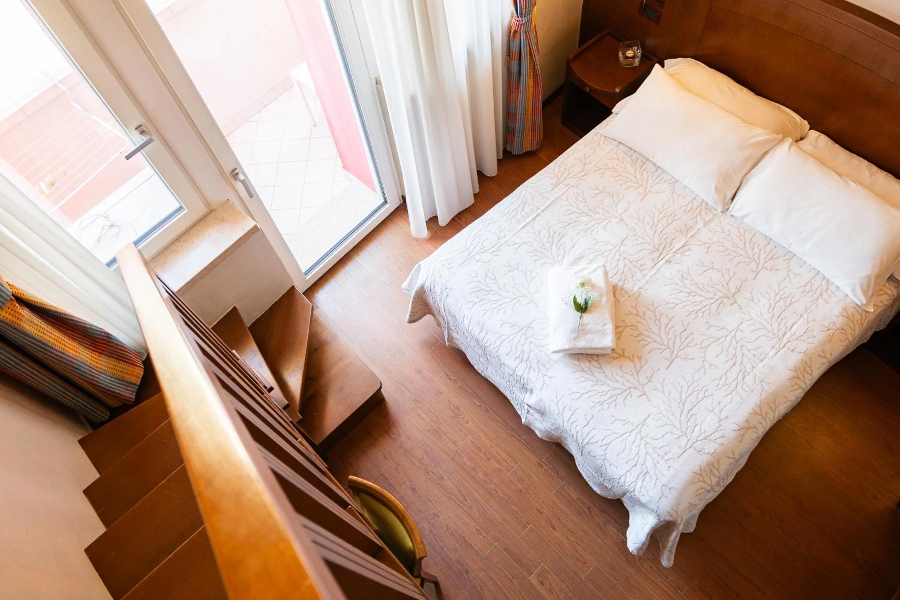 Bed in Art Hotel Santa Lucia