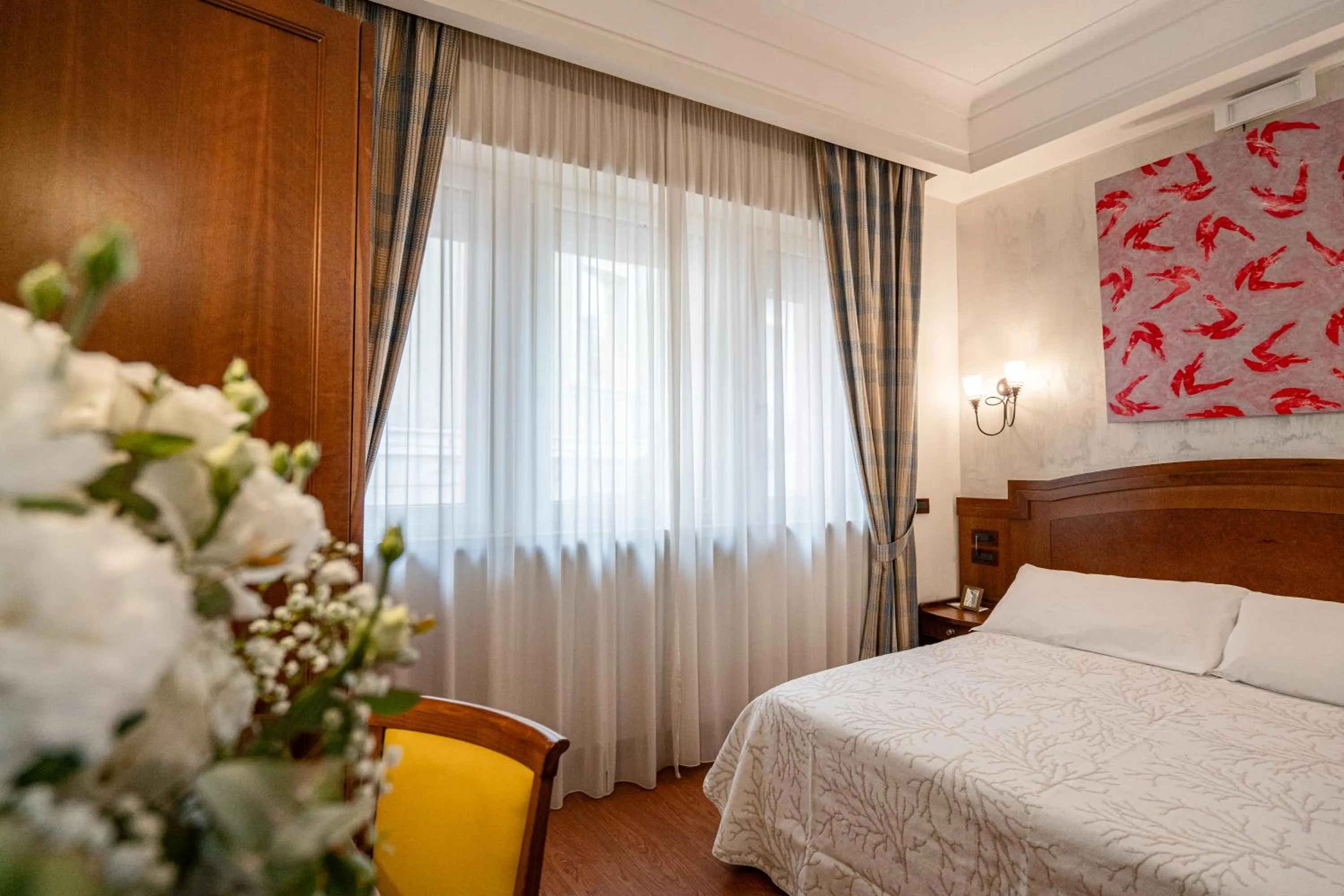 Bed in Art Hotel Santa Lucia