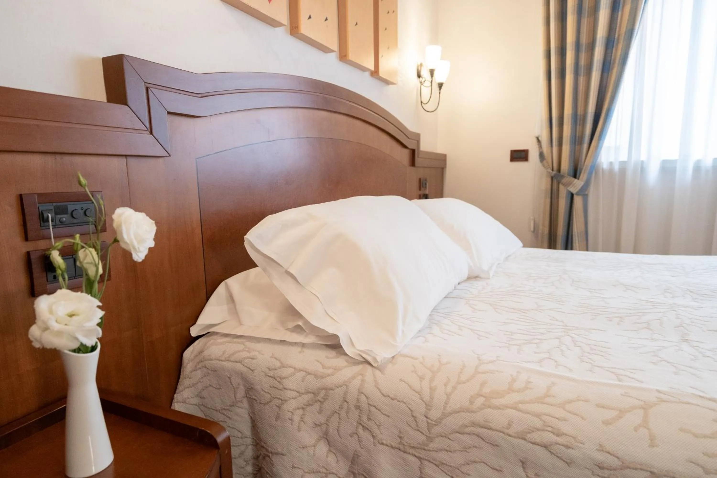 Bed in Art Hotel Santa Lucia