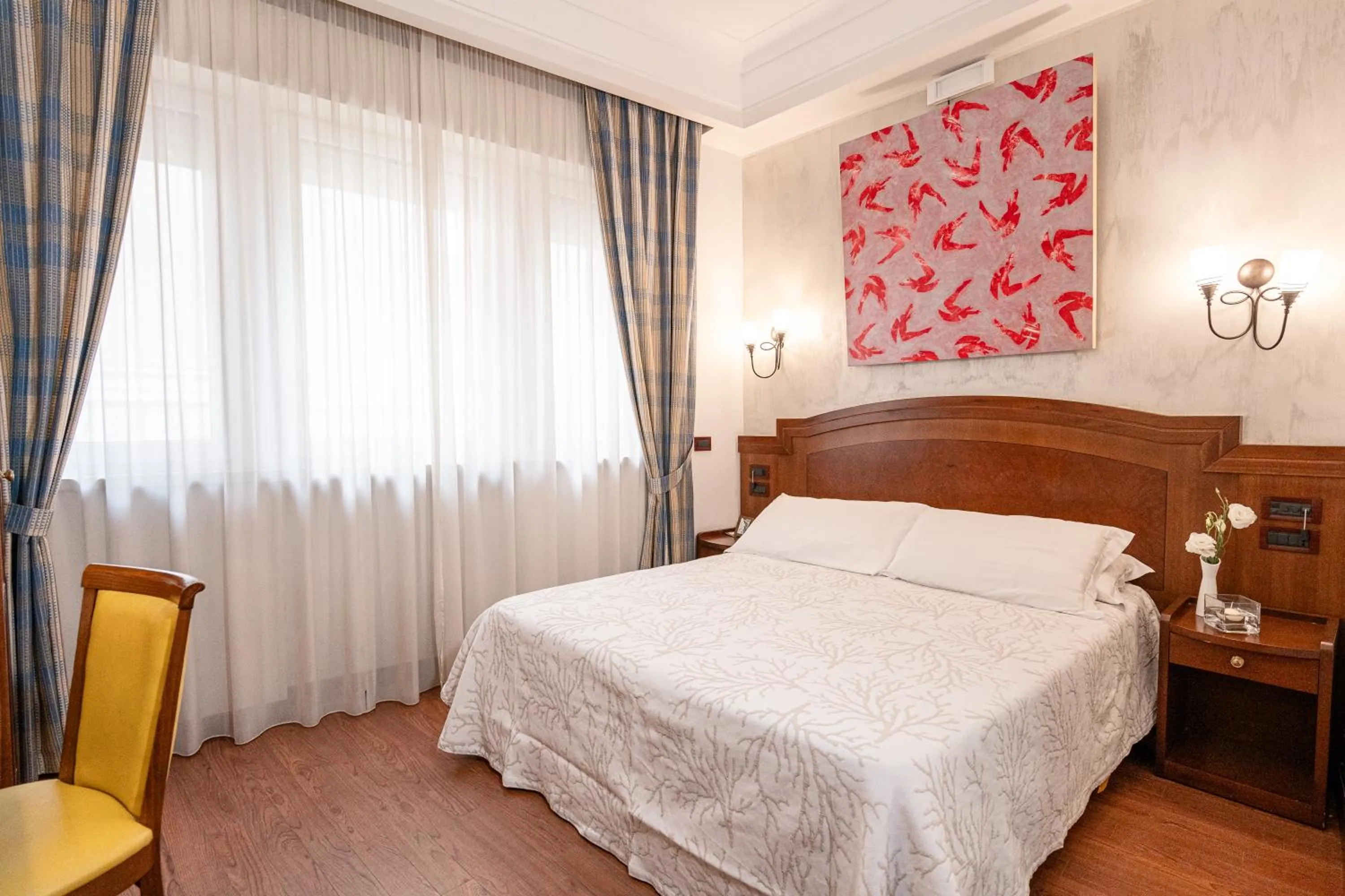 Bed in Art Hotel Santa Lucia