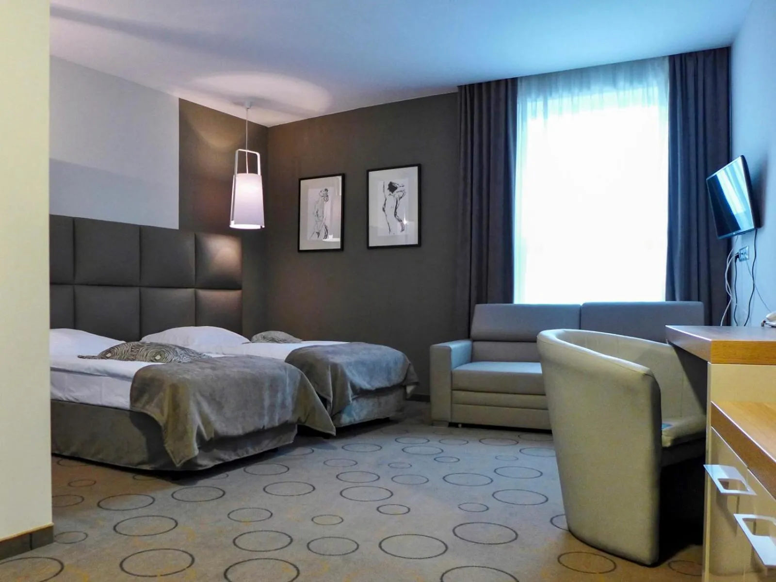 TV and multimedia, Bed in Aroma Stone Hotel Spa
