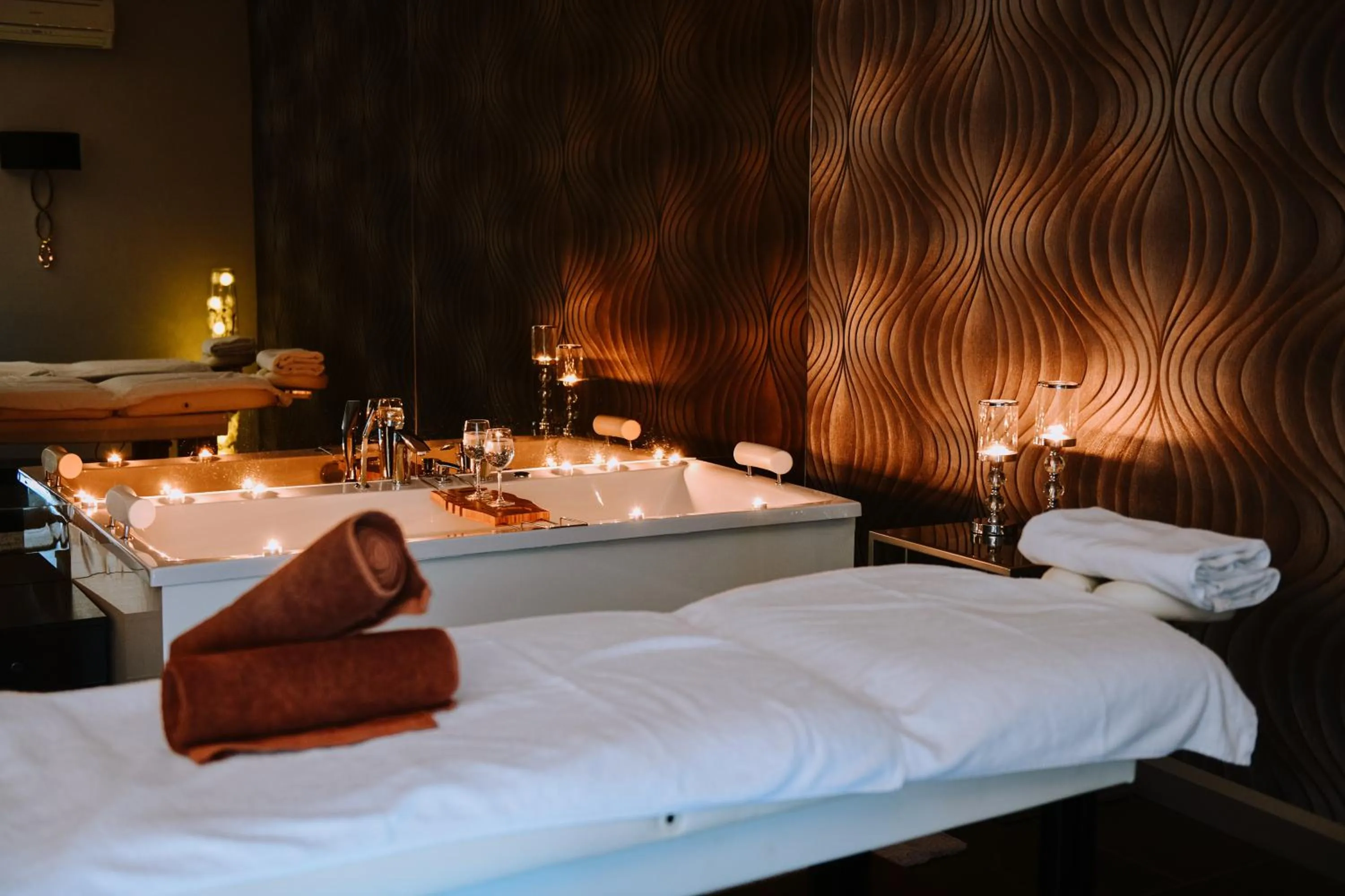 Property building, Bed in Aroma Stone Hotel Spa