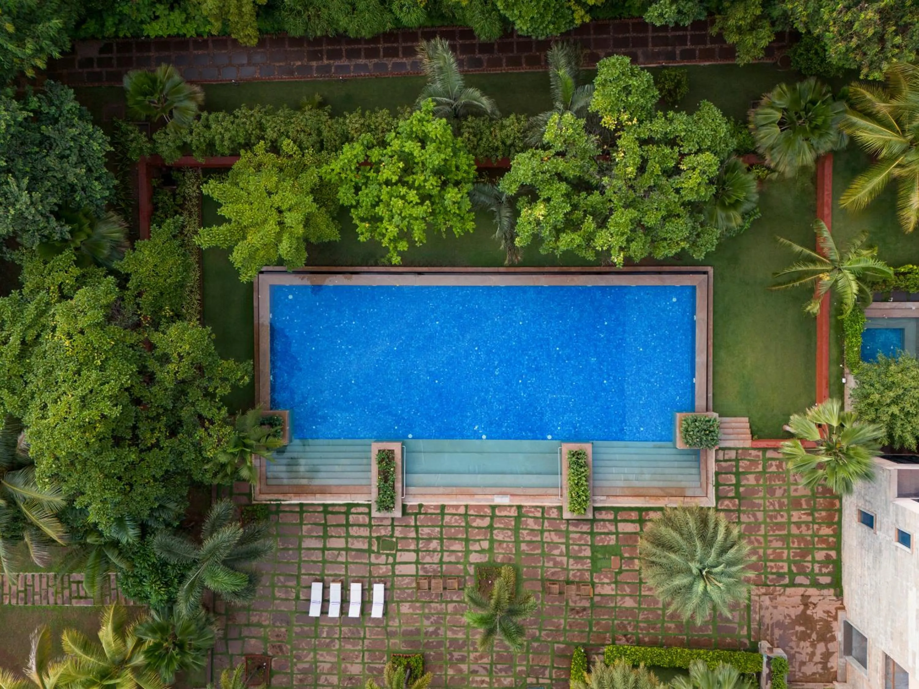 Swimming pool in Hyatt Place Hampi