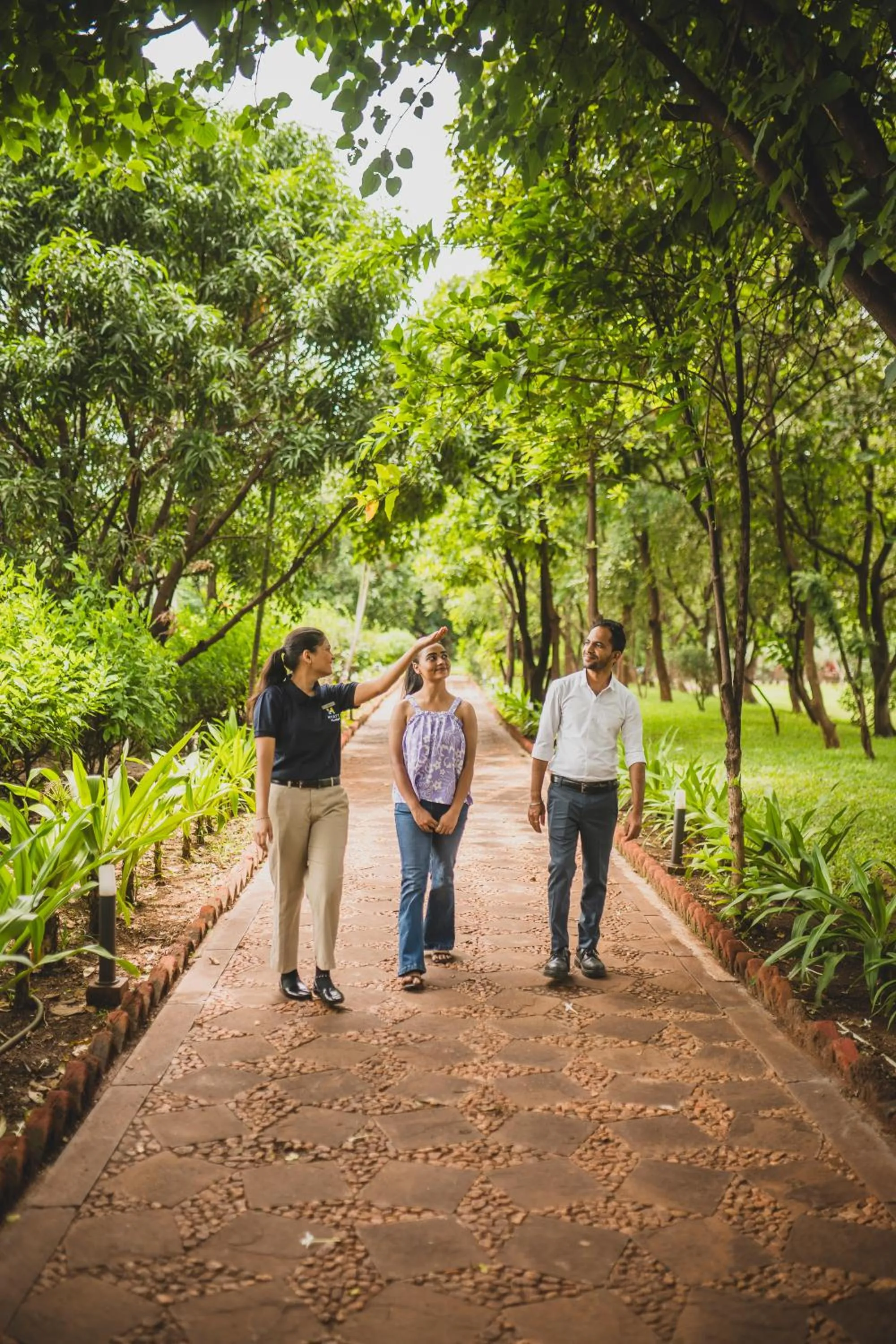 People in Hyatt Place Hampi