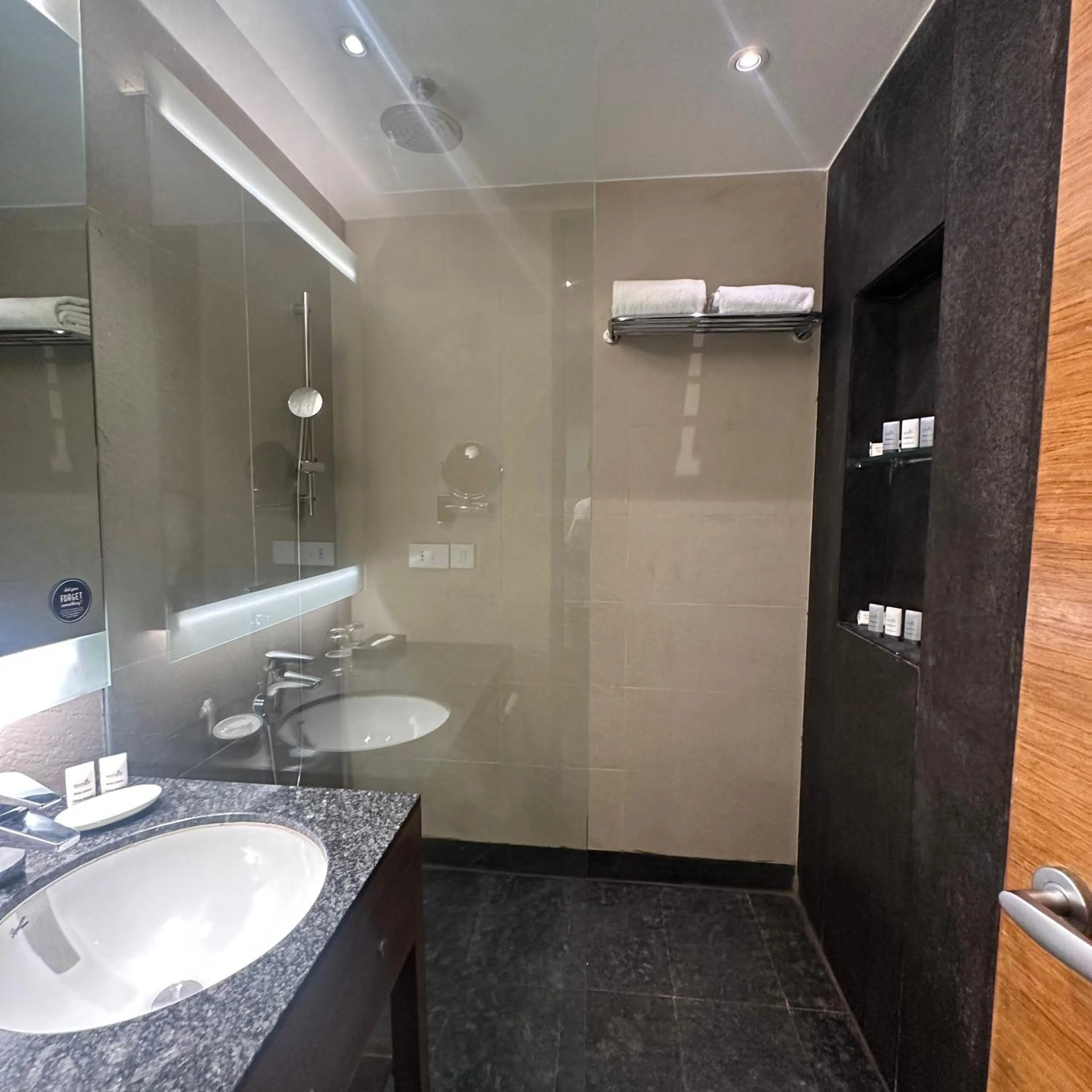 Shower in Hyatt Place Hampi