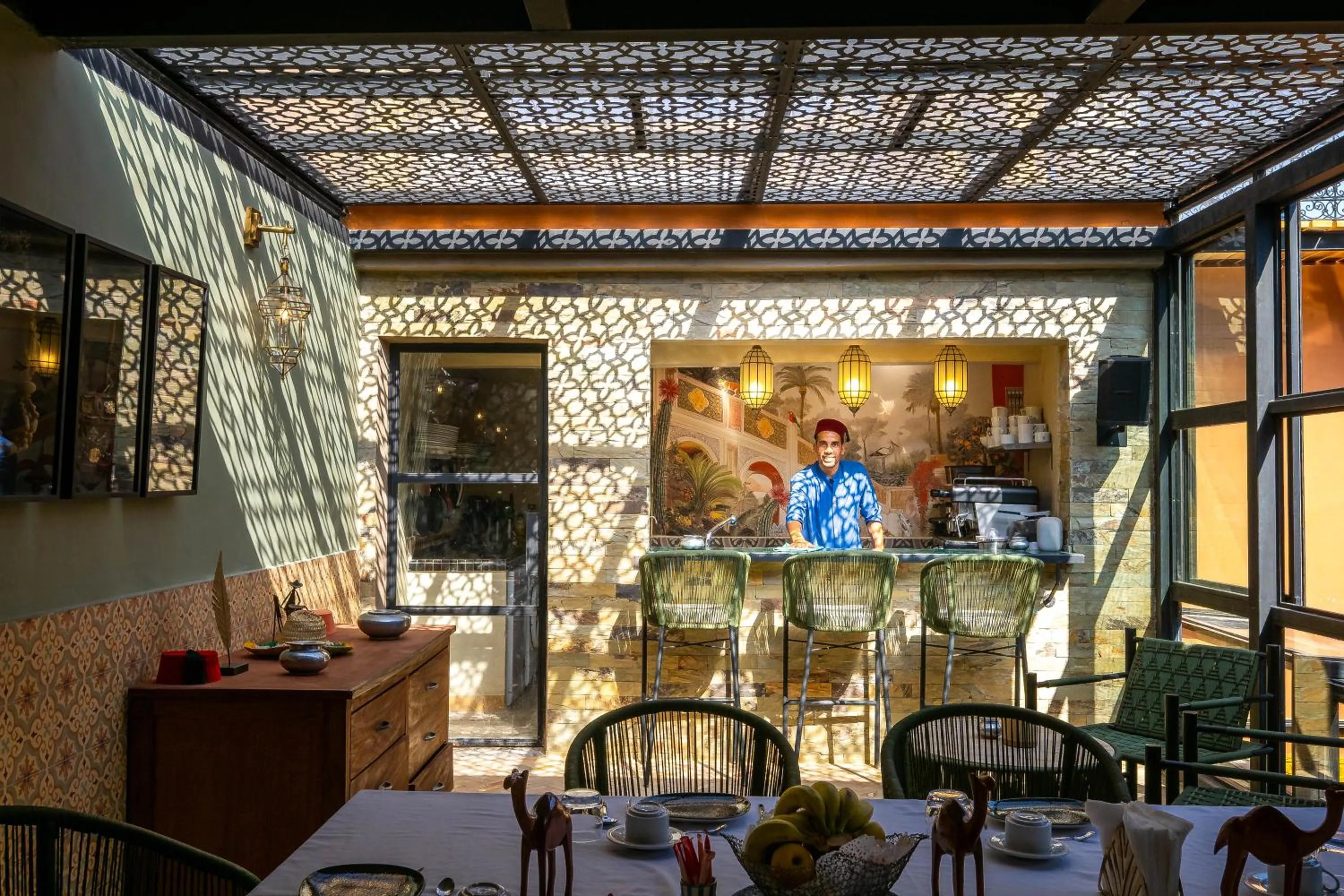 Restaurant/places to eat in Dar Khmissa Riad & Spa