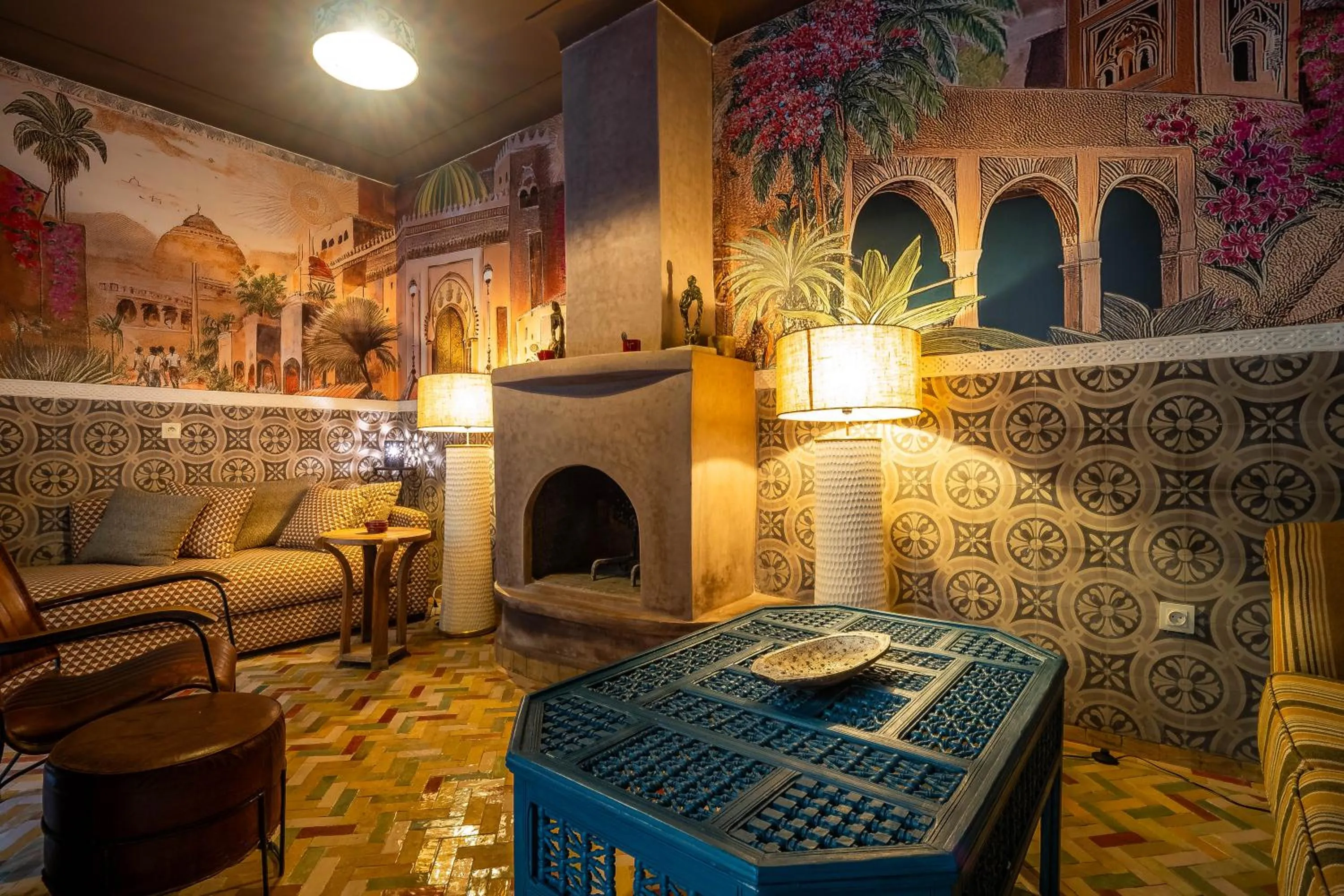 Living room in Dar Khmissa Riad & Spa