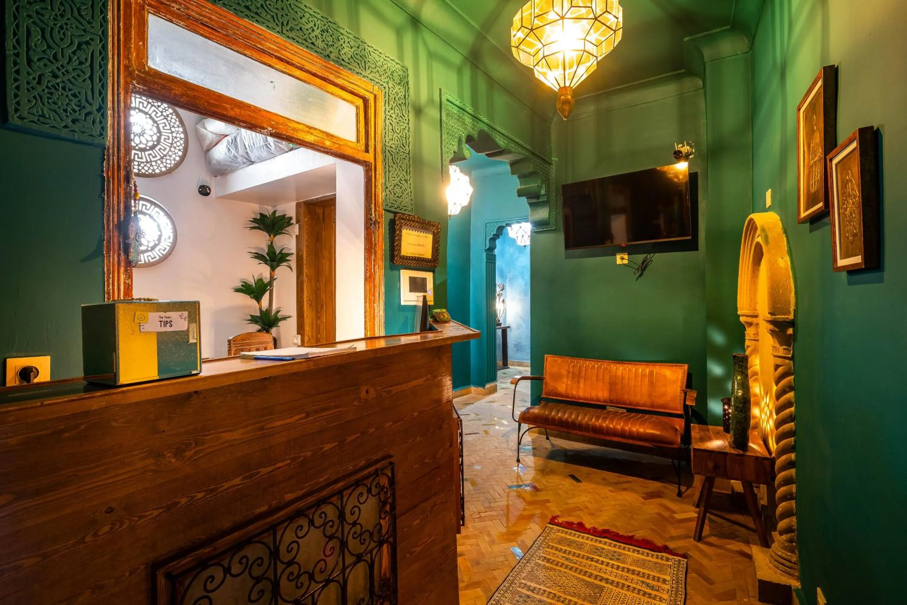 Communal lounge/ TV room in Dar Khmissa Riad & Spa