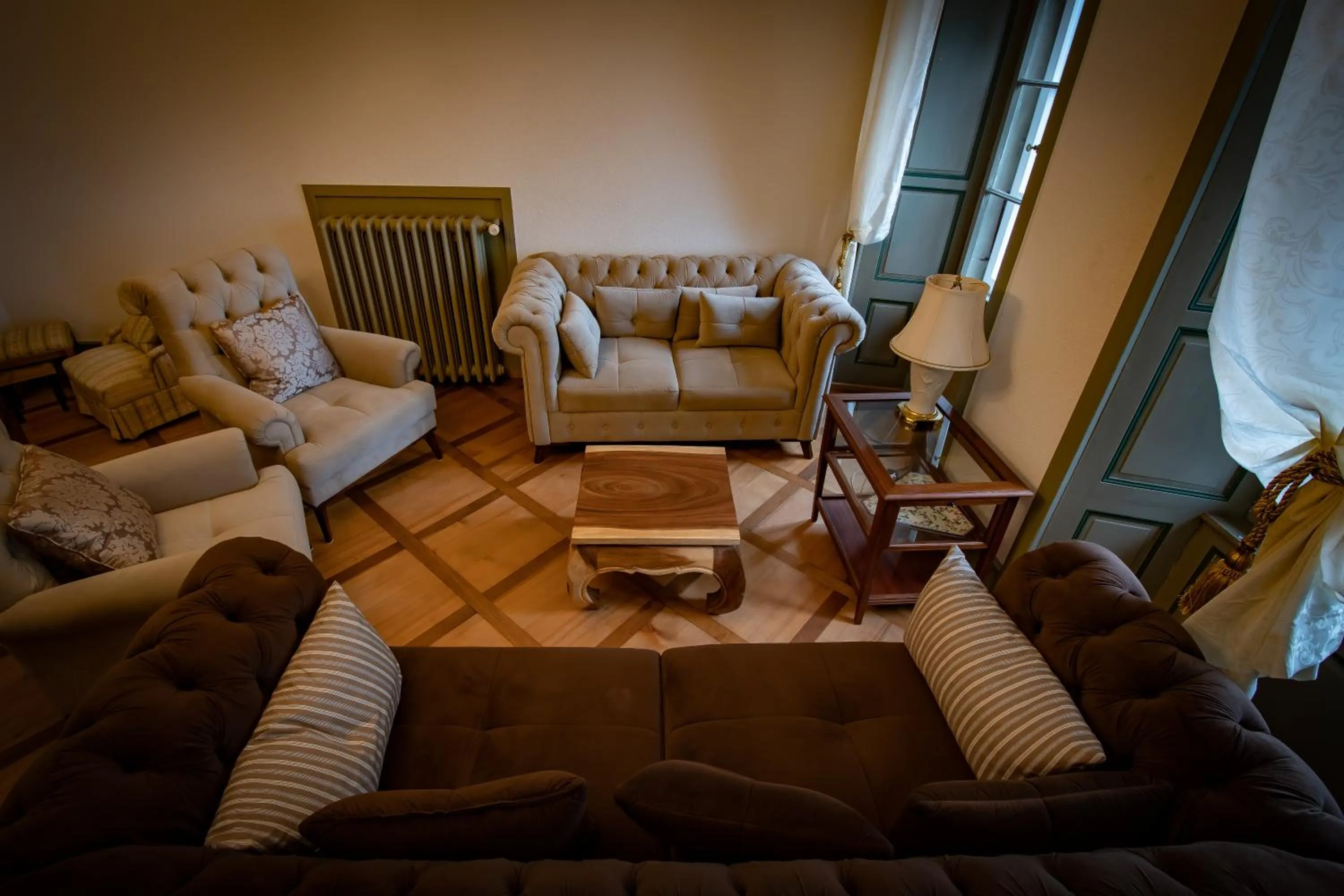 Living room in Villa Pochon