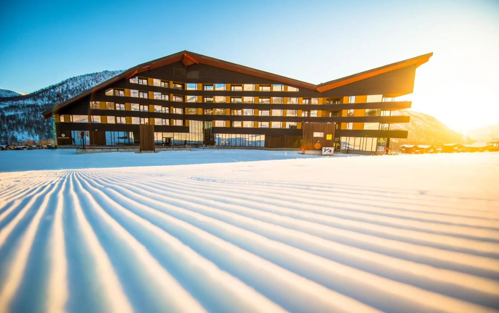 Property building in Myrkdalen Resort Hotel