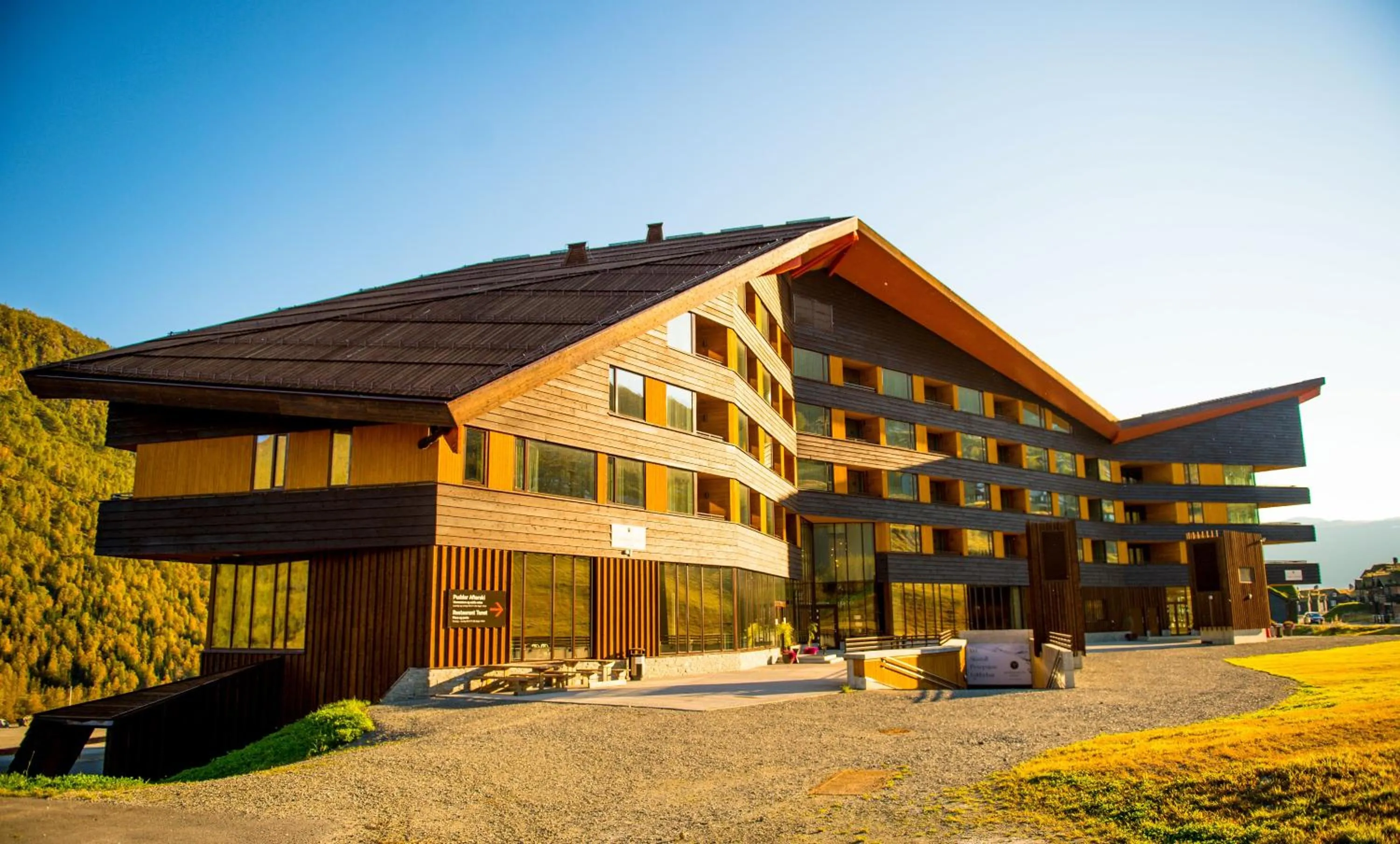 Property building in Myrkdalen Resort Hotel