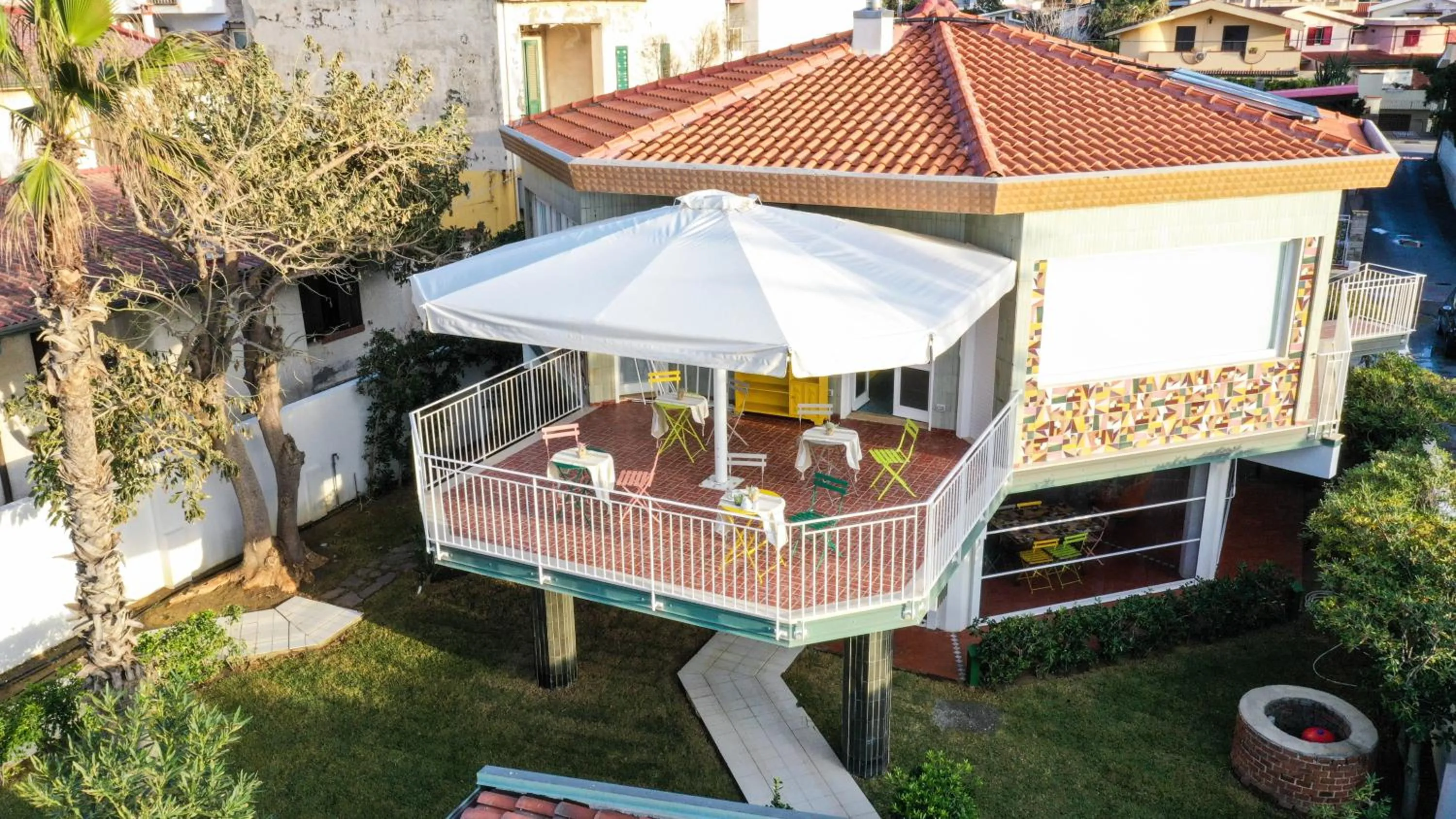 Bird's eye view in LA FORESTERIA DI MAESTINA