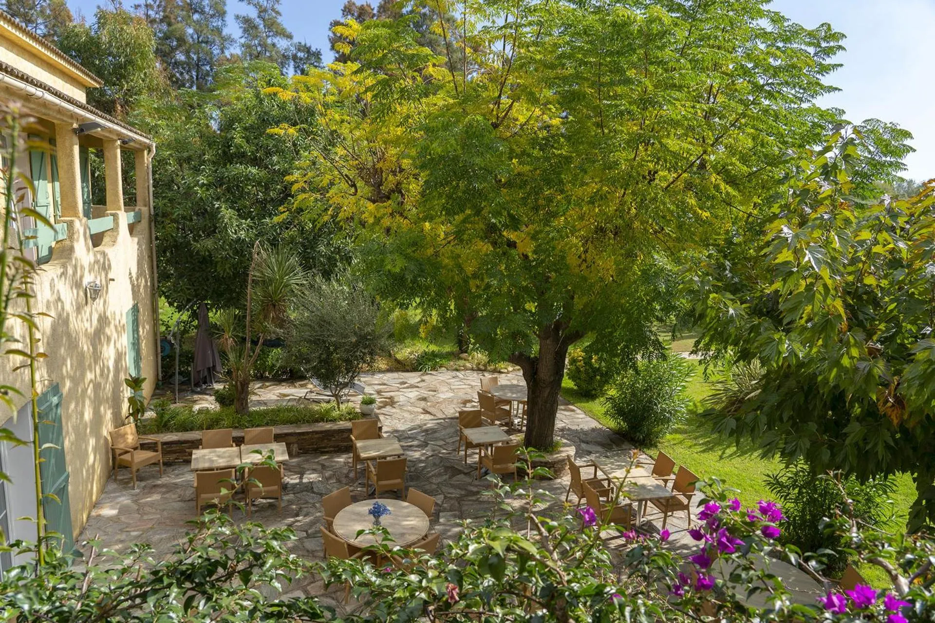 Garden in Auberge les Oliviers