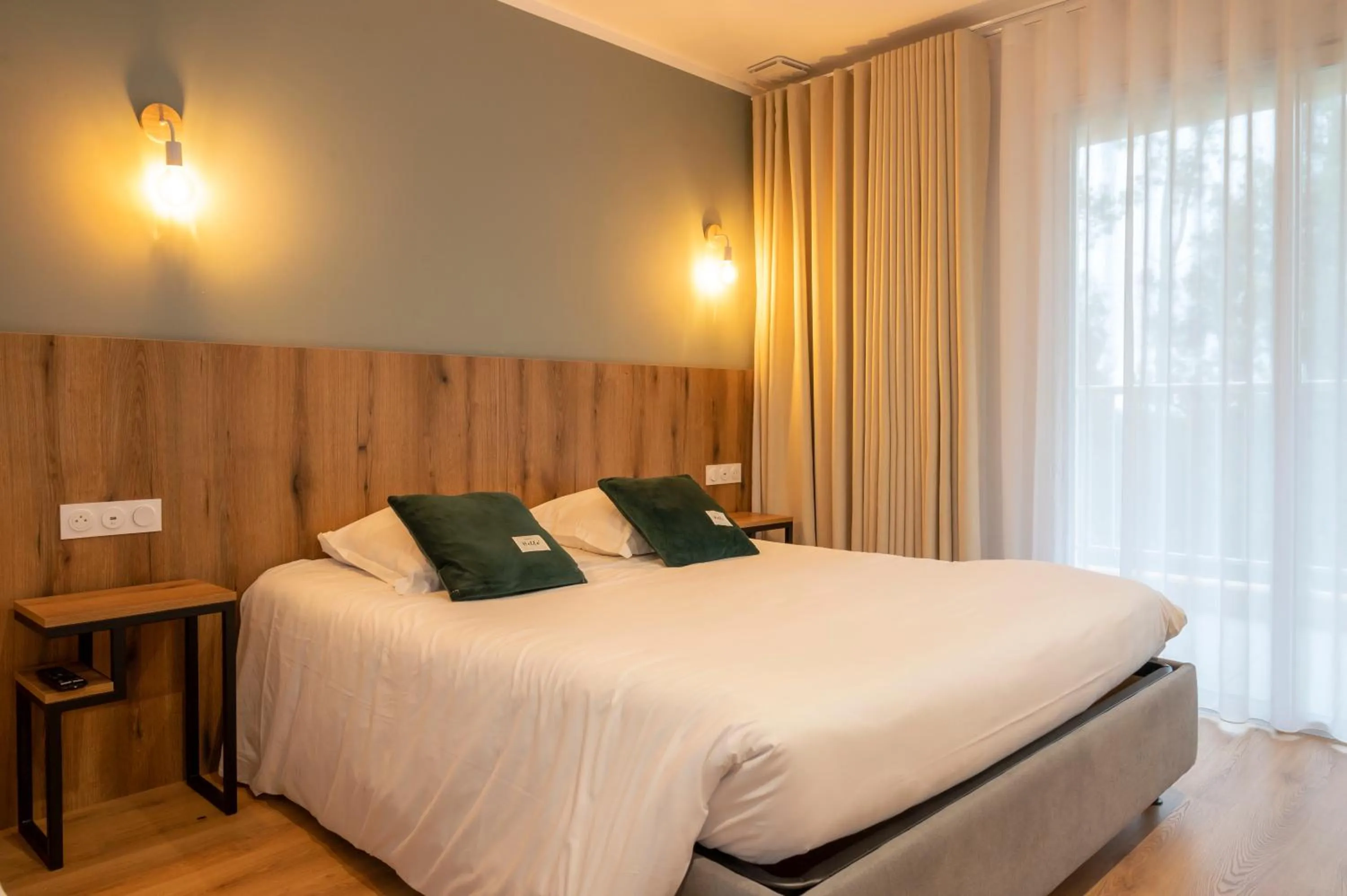 Bed in Auberge les Oliviers