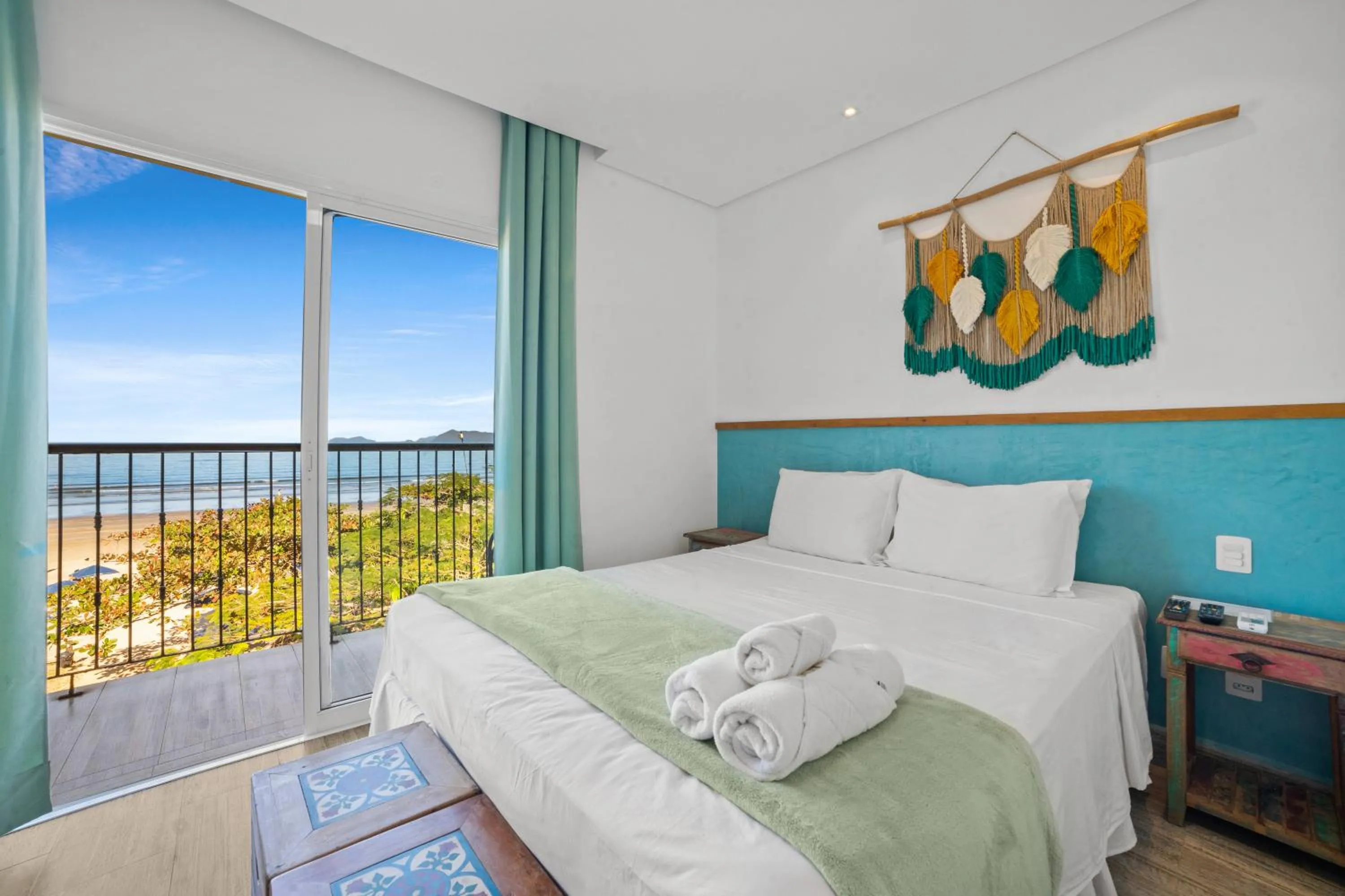 Bed in Pousada Conca di Mare - Festa de Reveillon & Ceia de Natal - Pé na areia