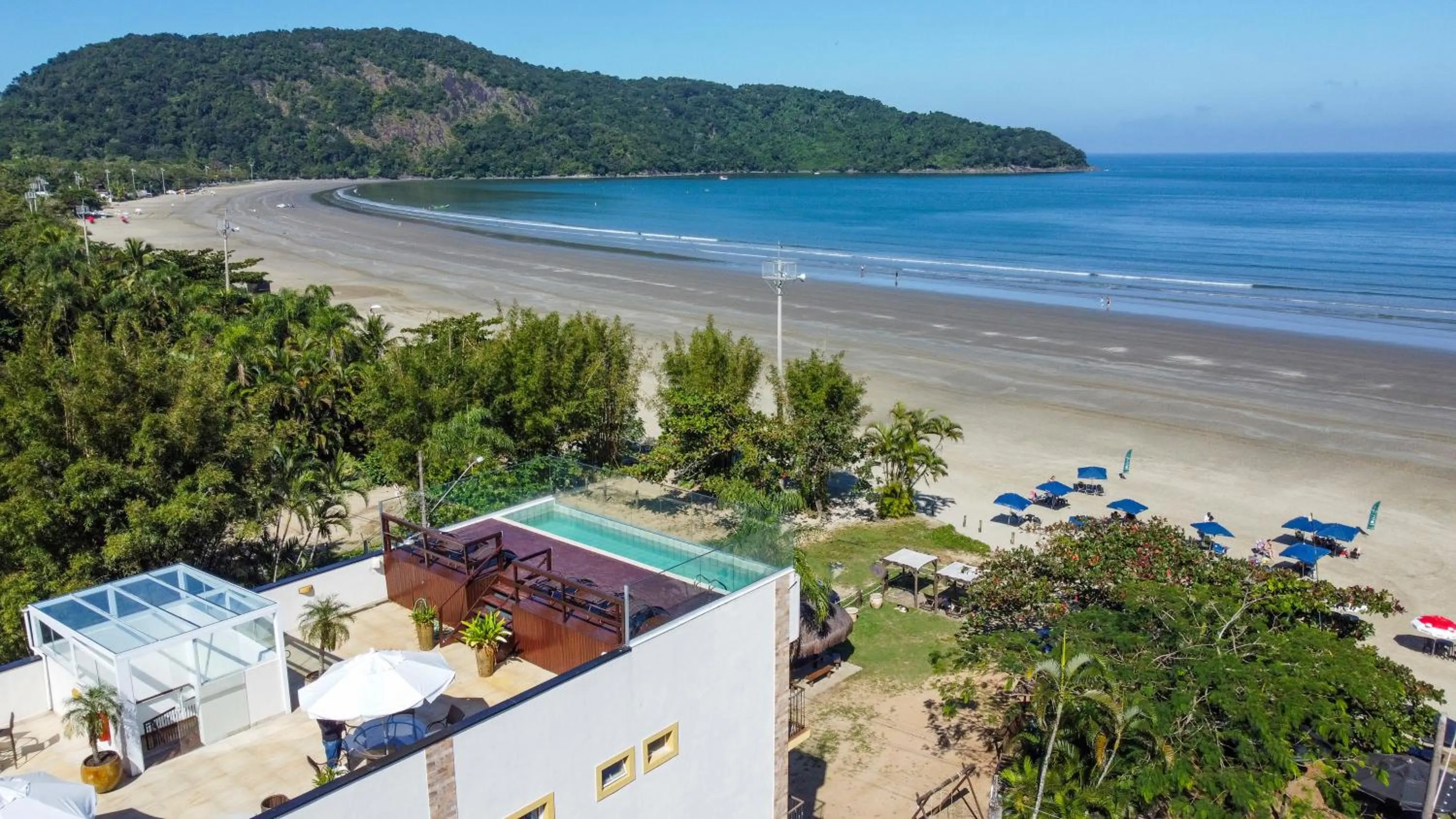 Bird's eye view in Pousada Conca di Mare - Festa de Reveillon & Ceia de Natal - Pé na areia