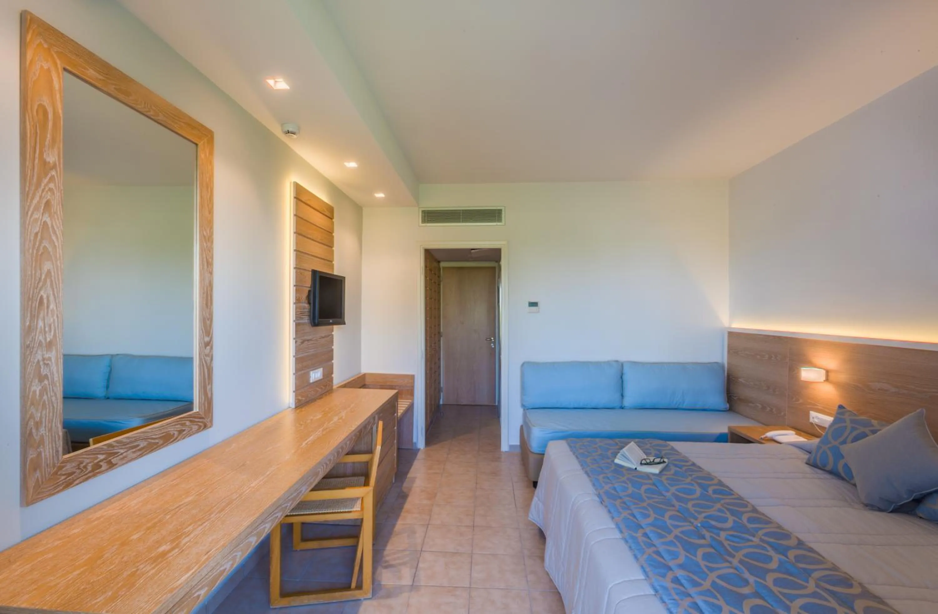 Bed in Tigaki Beach Hotel