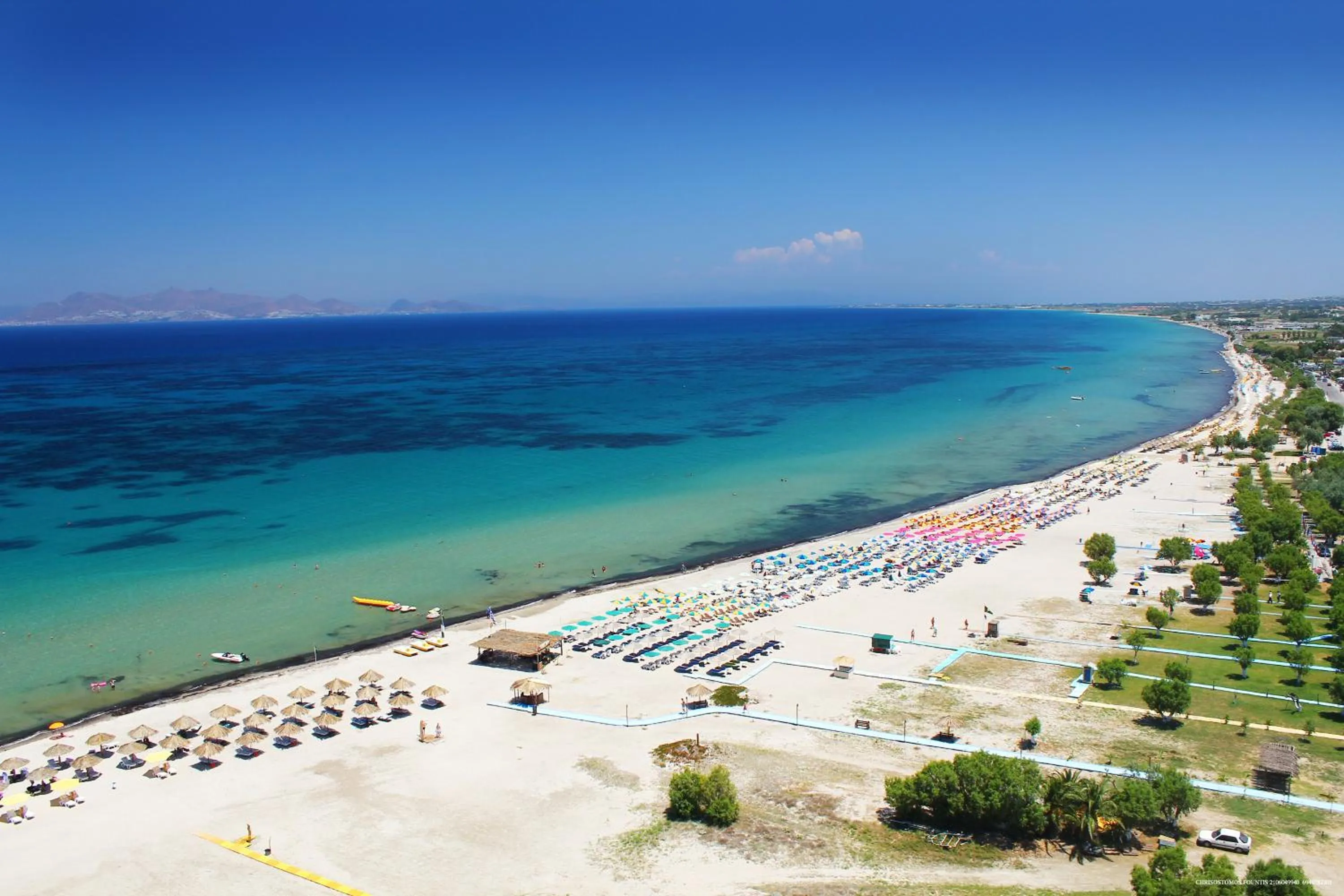 Bird's eye view in Tigaki Beach Hotel