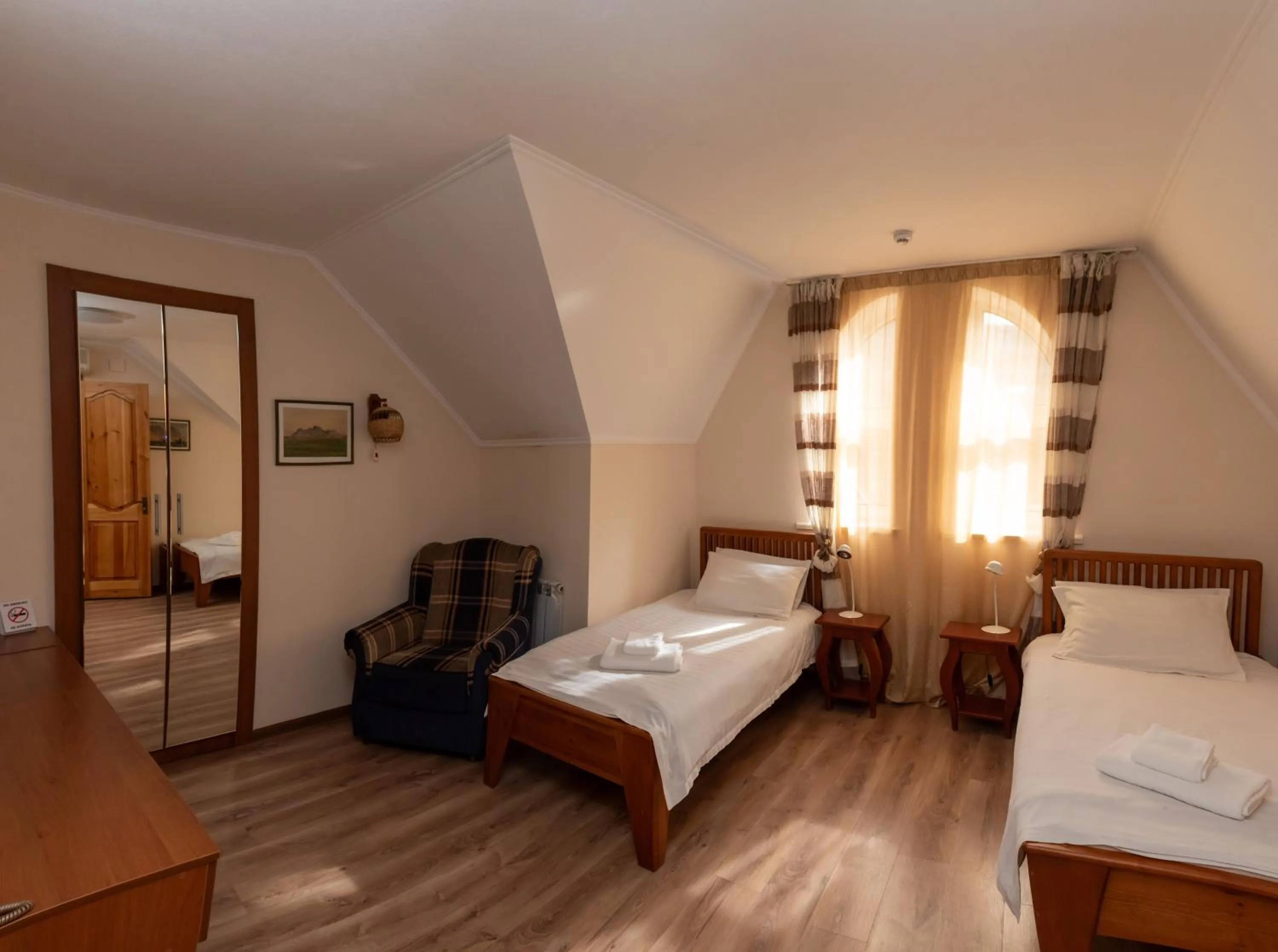 Bed in Asian Mountains