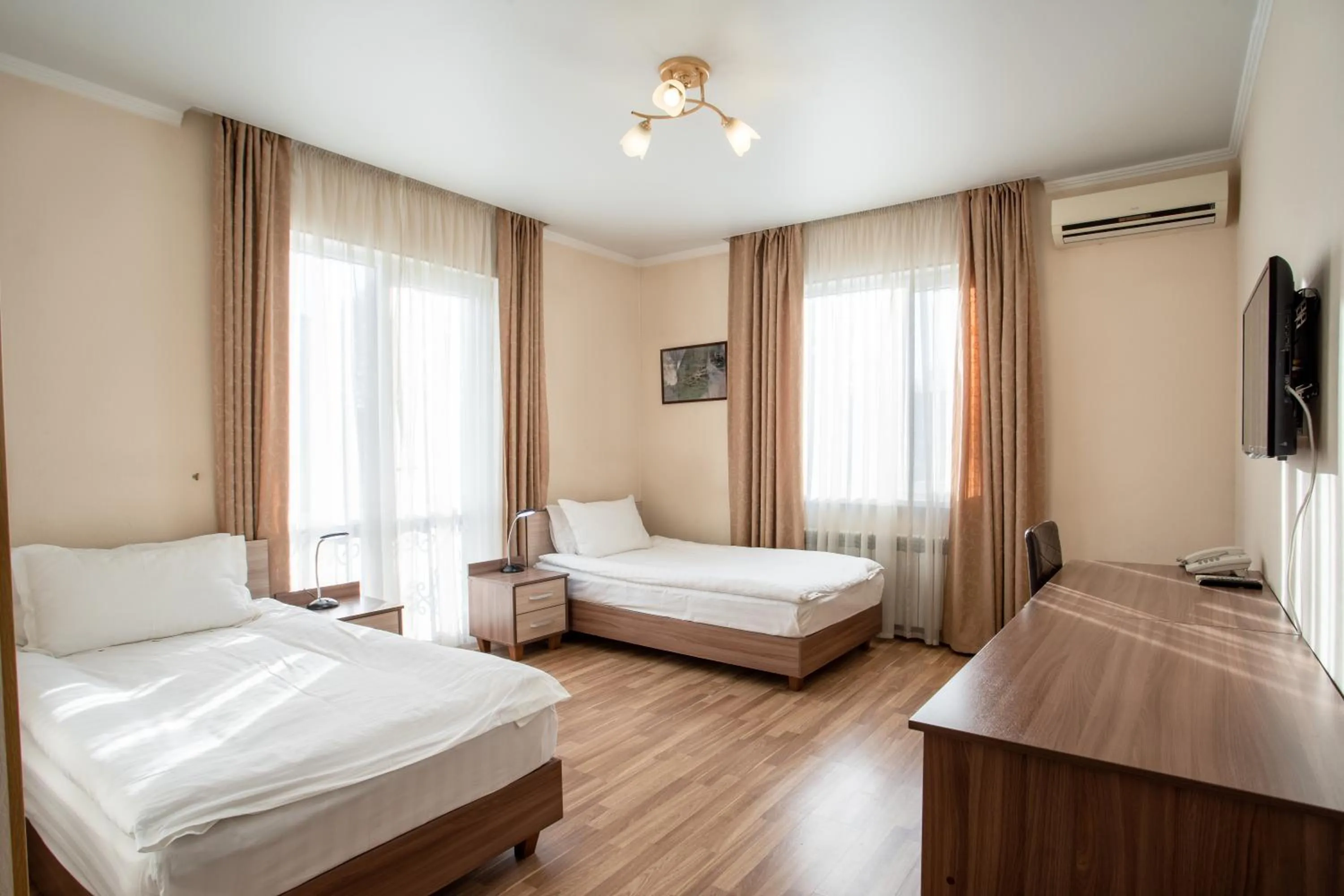 Bed in Asian Mountains