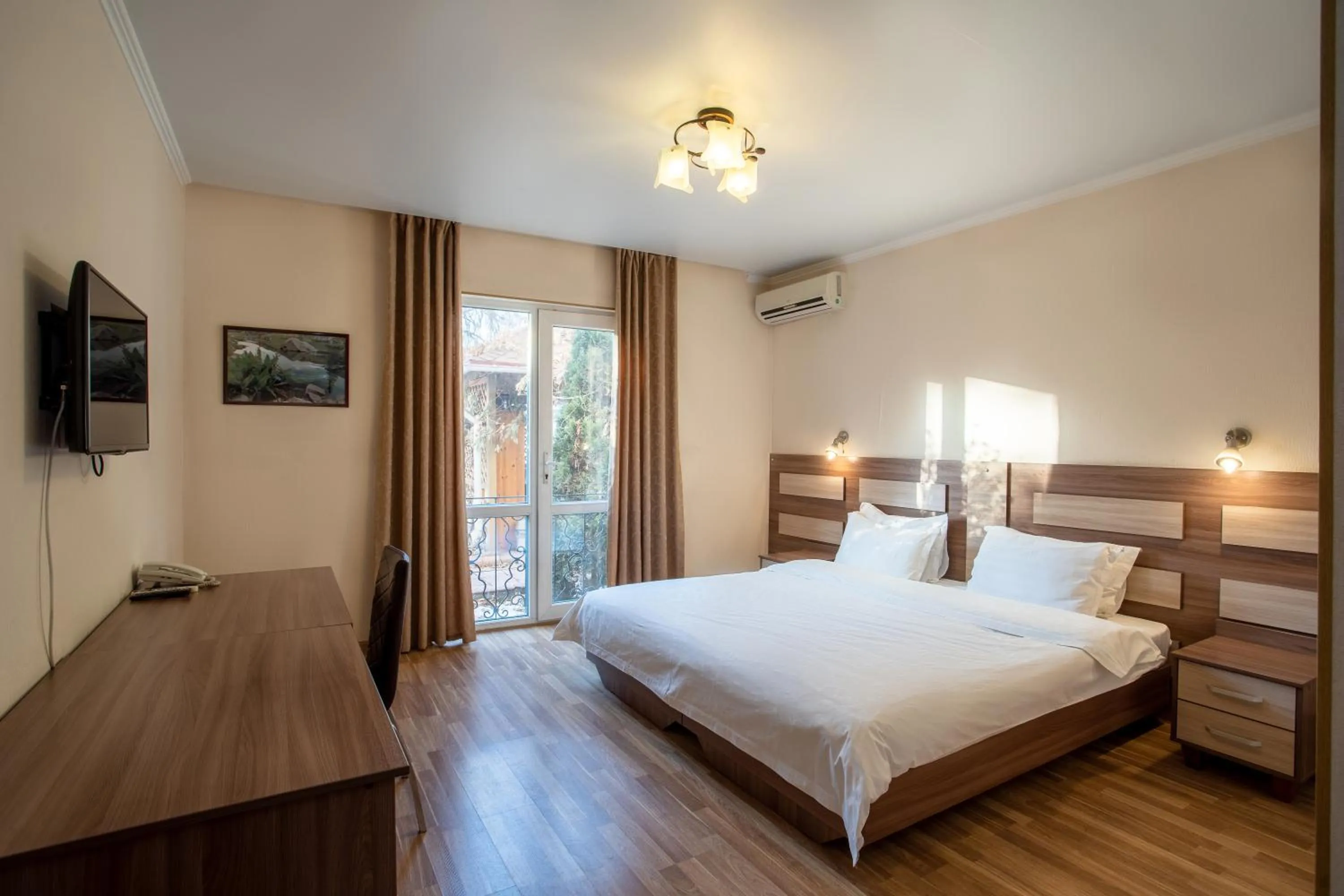 Bed in Asian Mountains