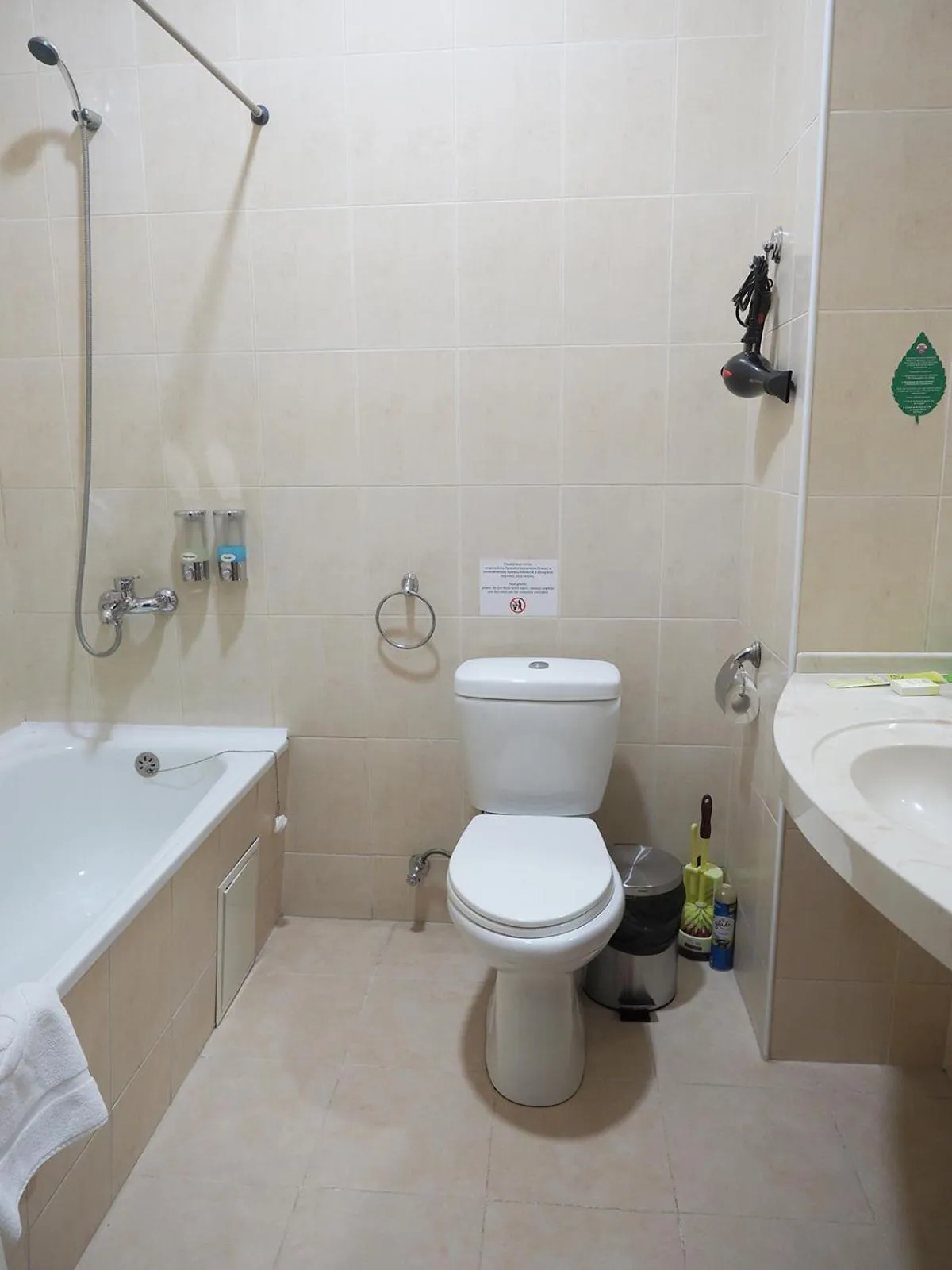 Shower in Asia Hotel