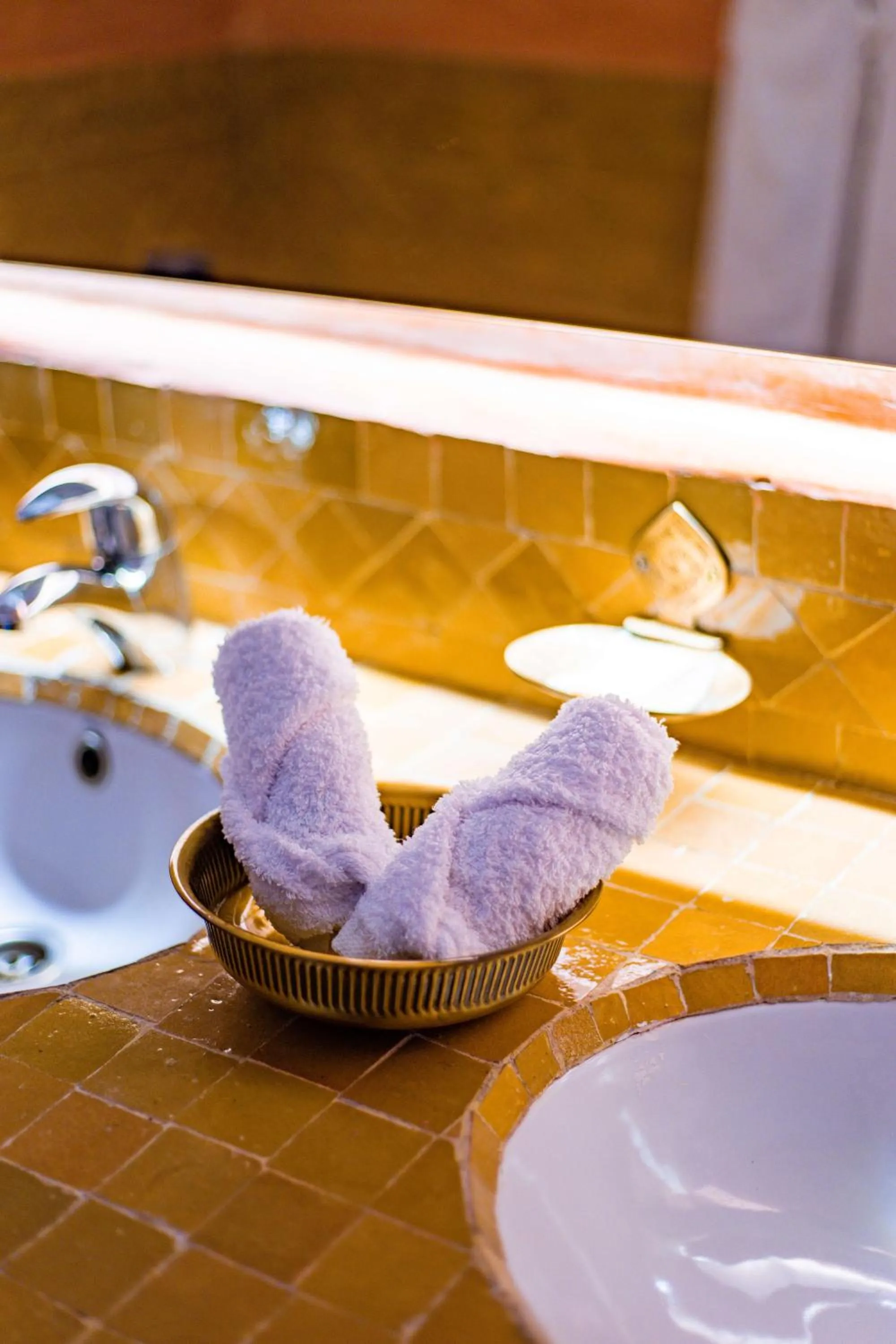 towels in Riad Dar Dialkoum