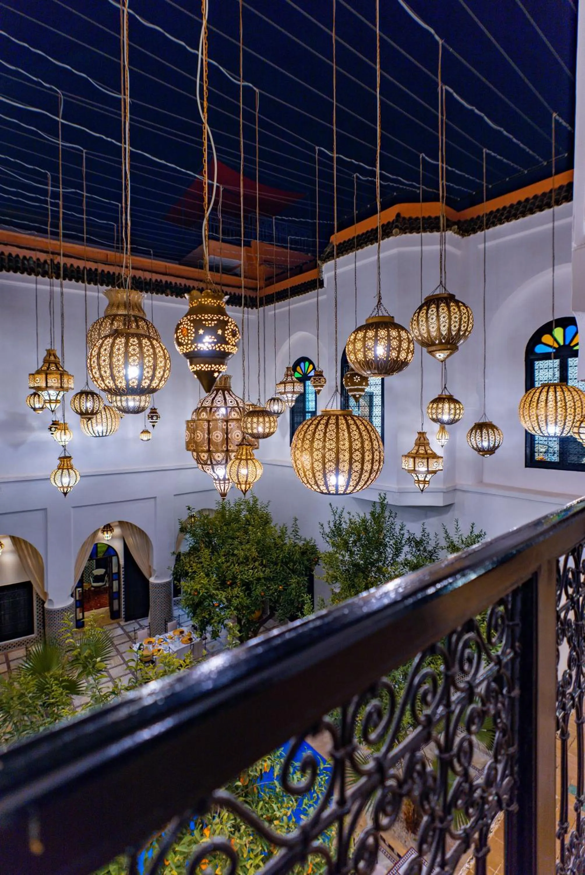 Decorative detail in Riad Dar Dialkoum