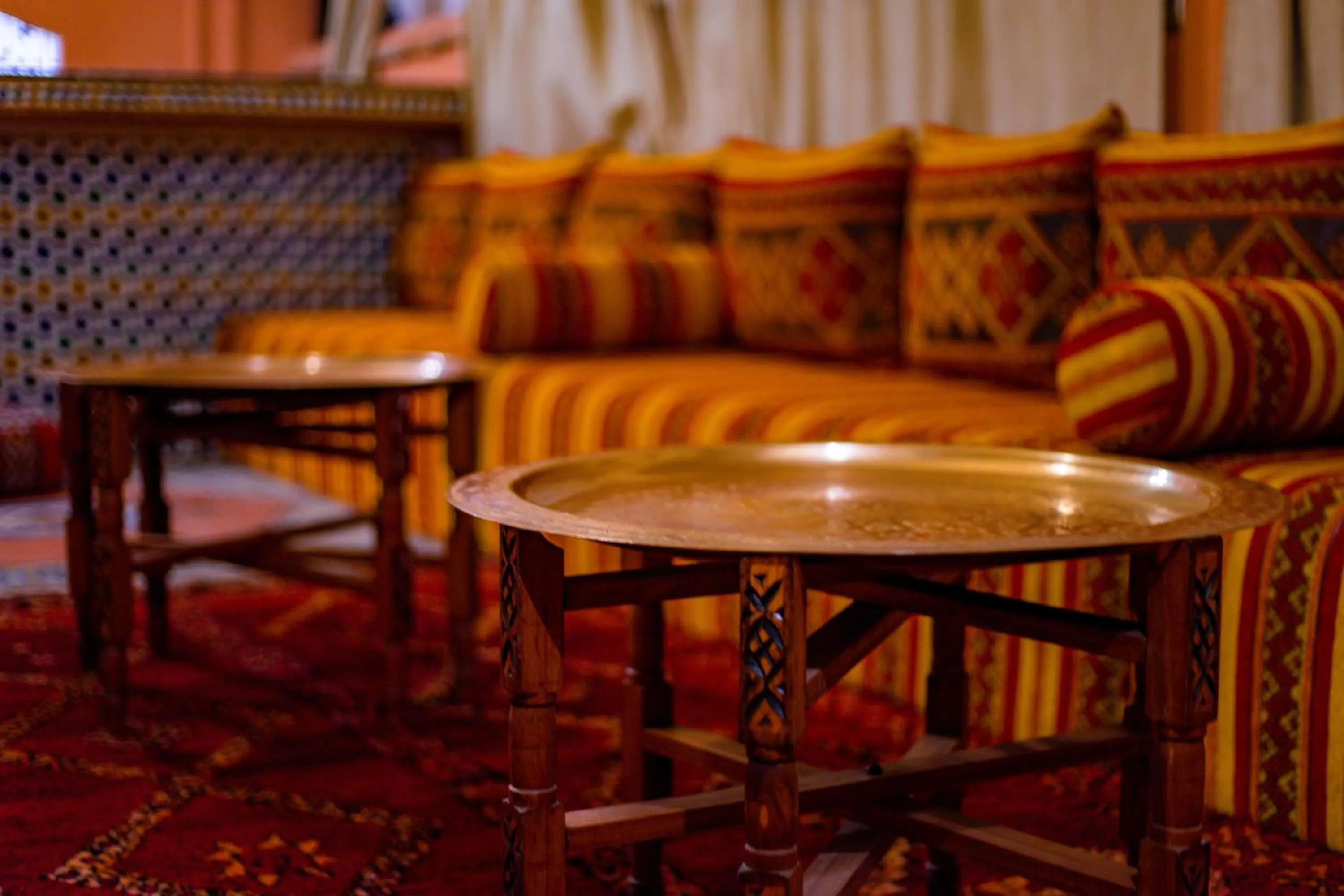 Living room in Riad Dar Dialkoum