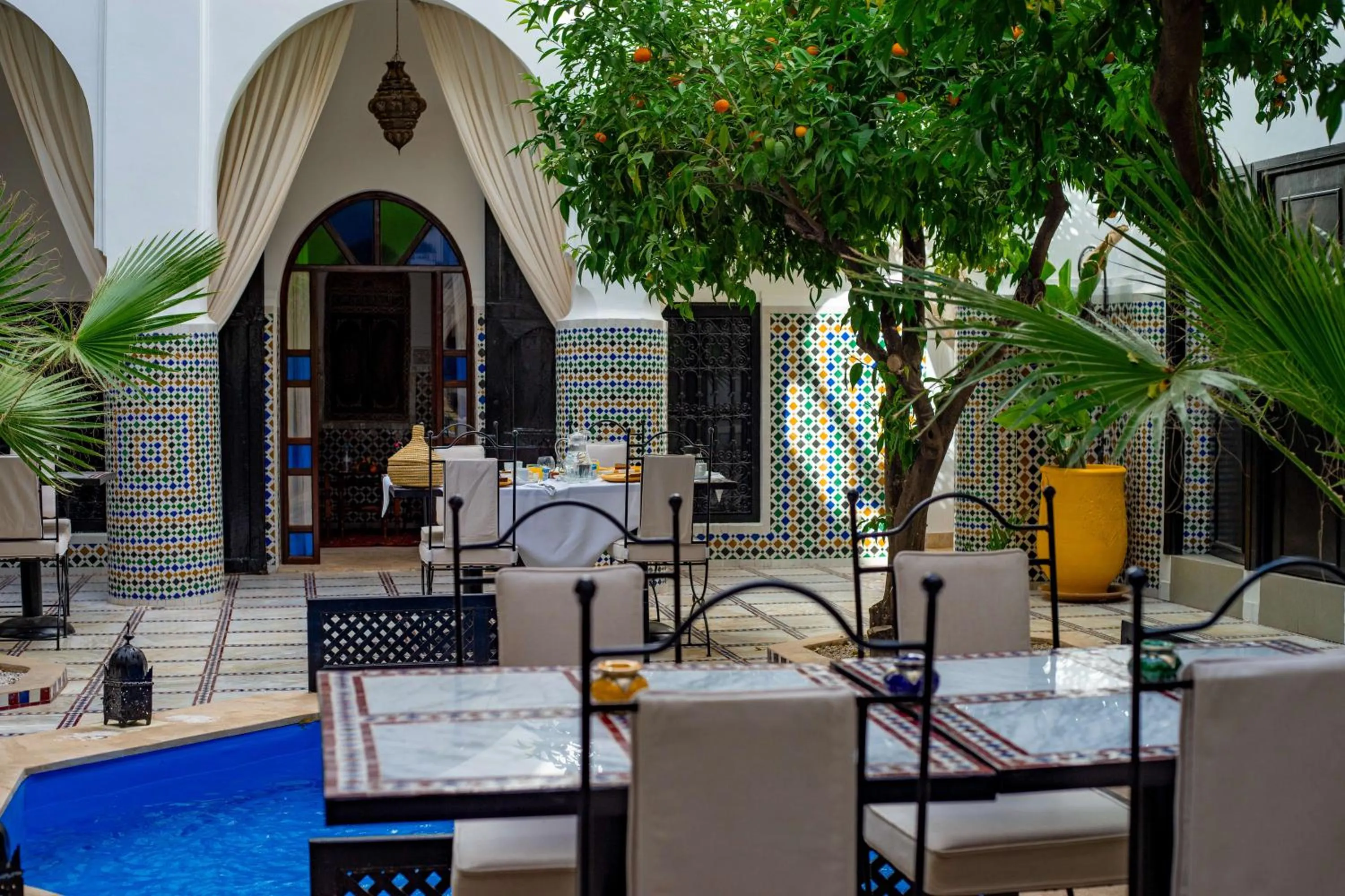 Patio in Riad Dar Dialkoum