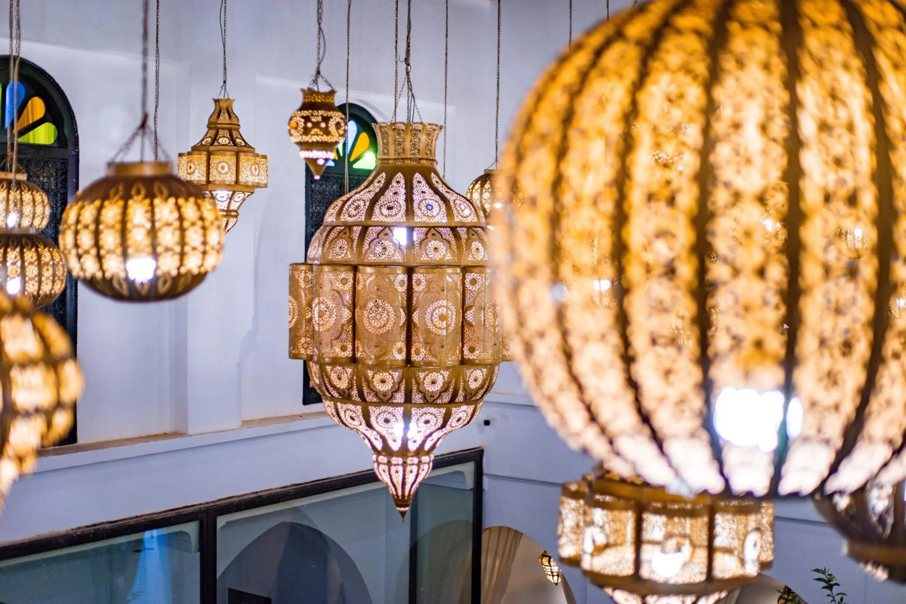 Decorative detail in Riad Dar Dialkoum