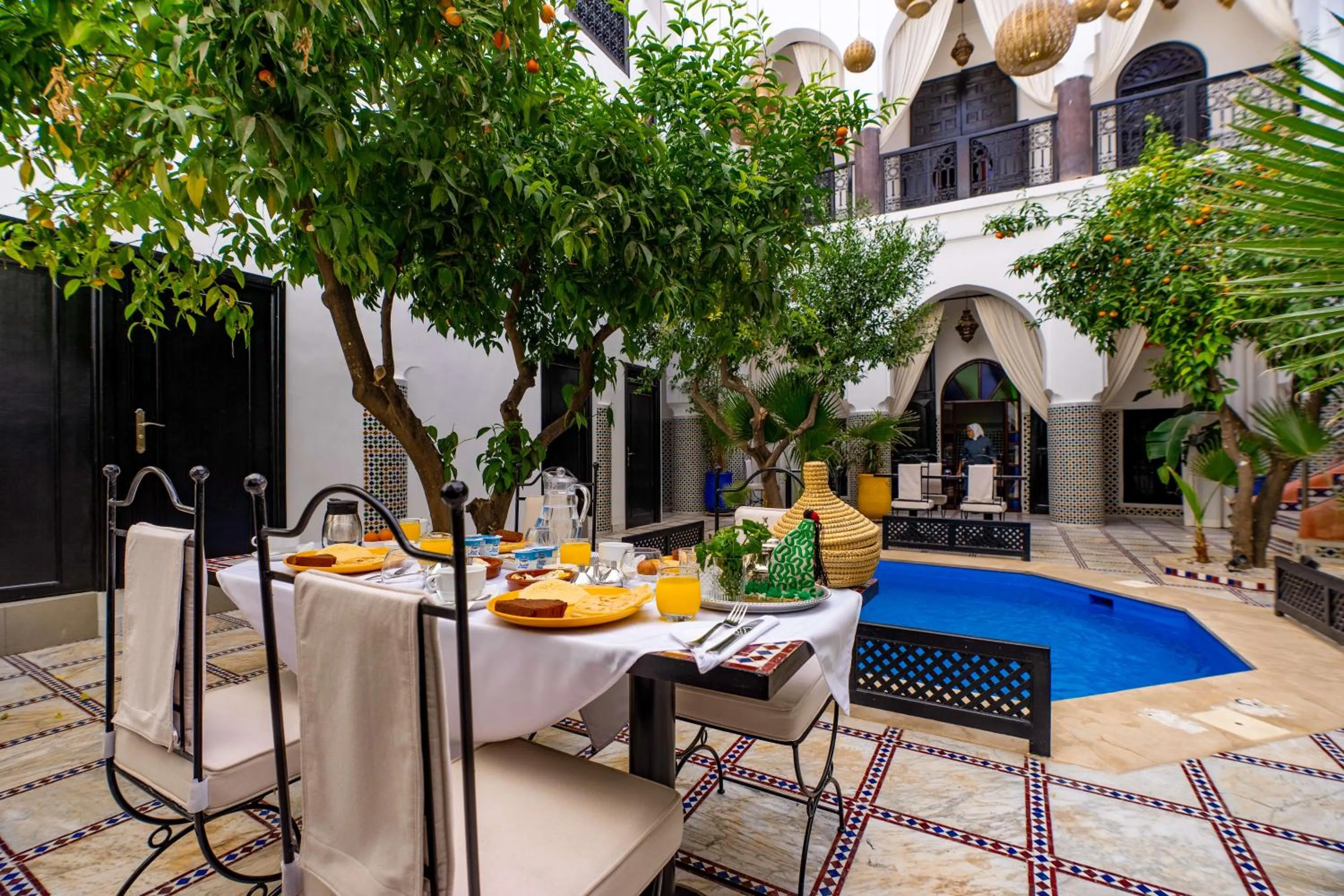 Patio in Riad Dar Dialkoum