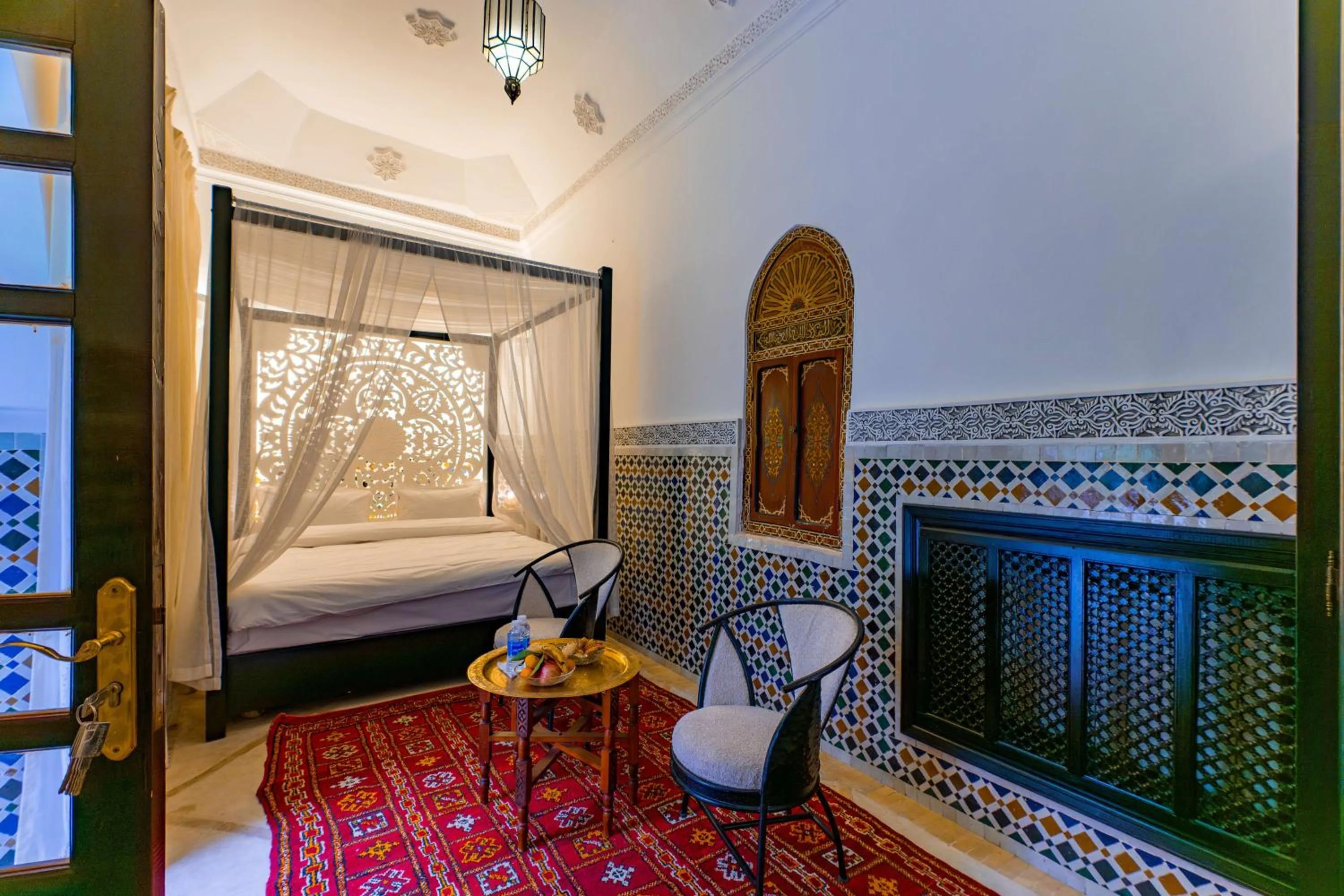 Bedroom, Bed in Riad Dar Dialkoum