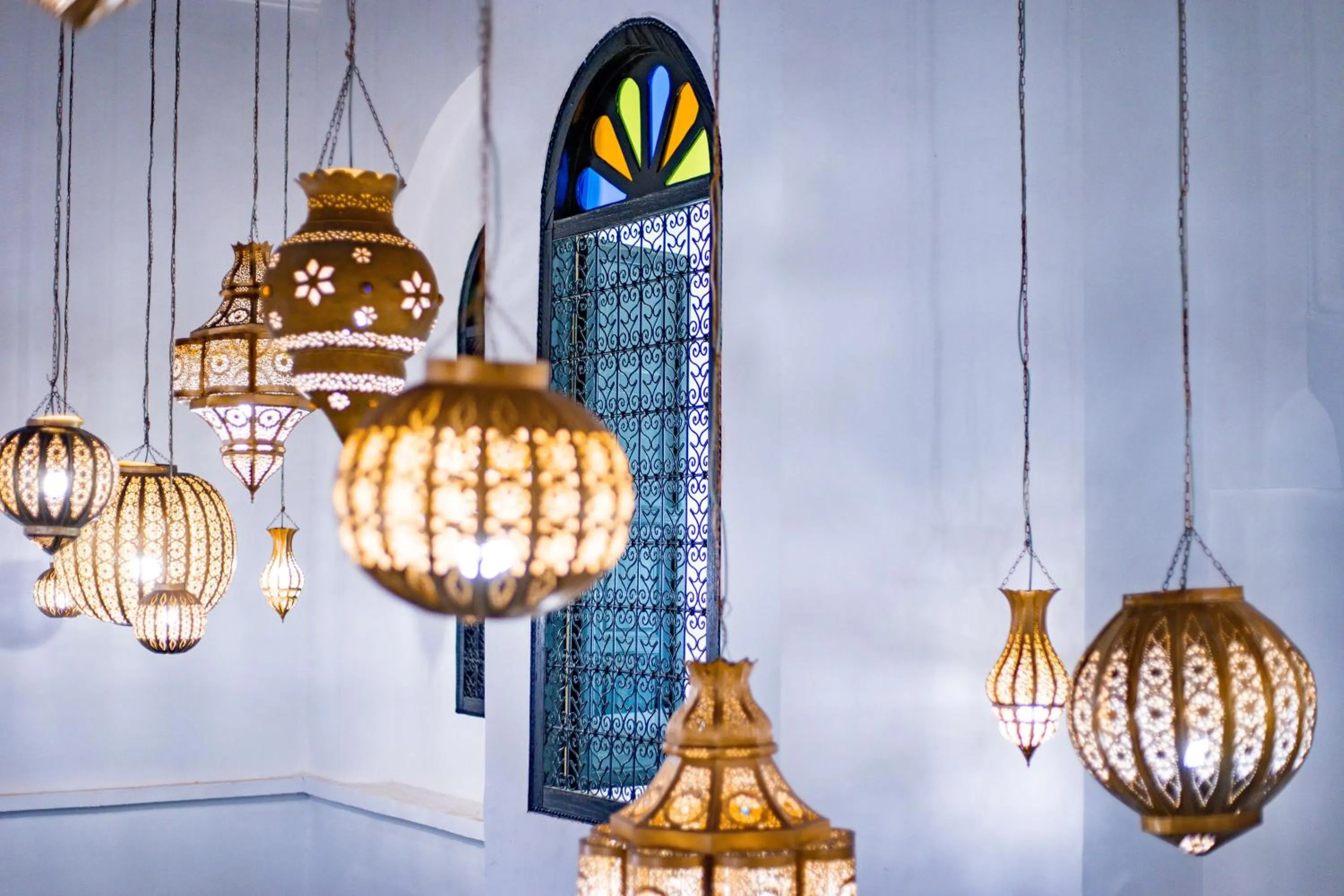 Decorative detail in Riad Dar Dialkoum