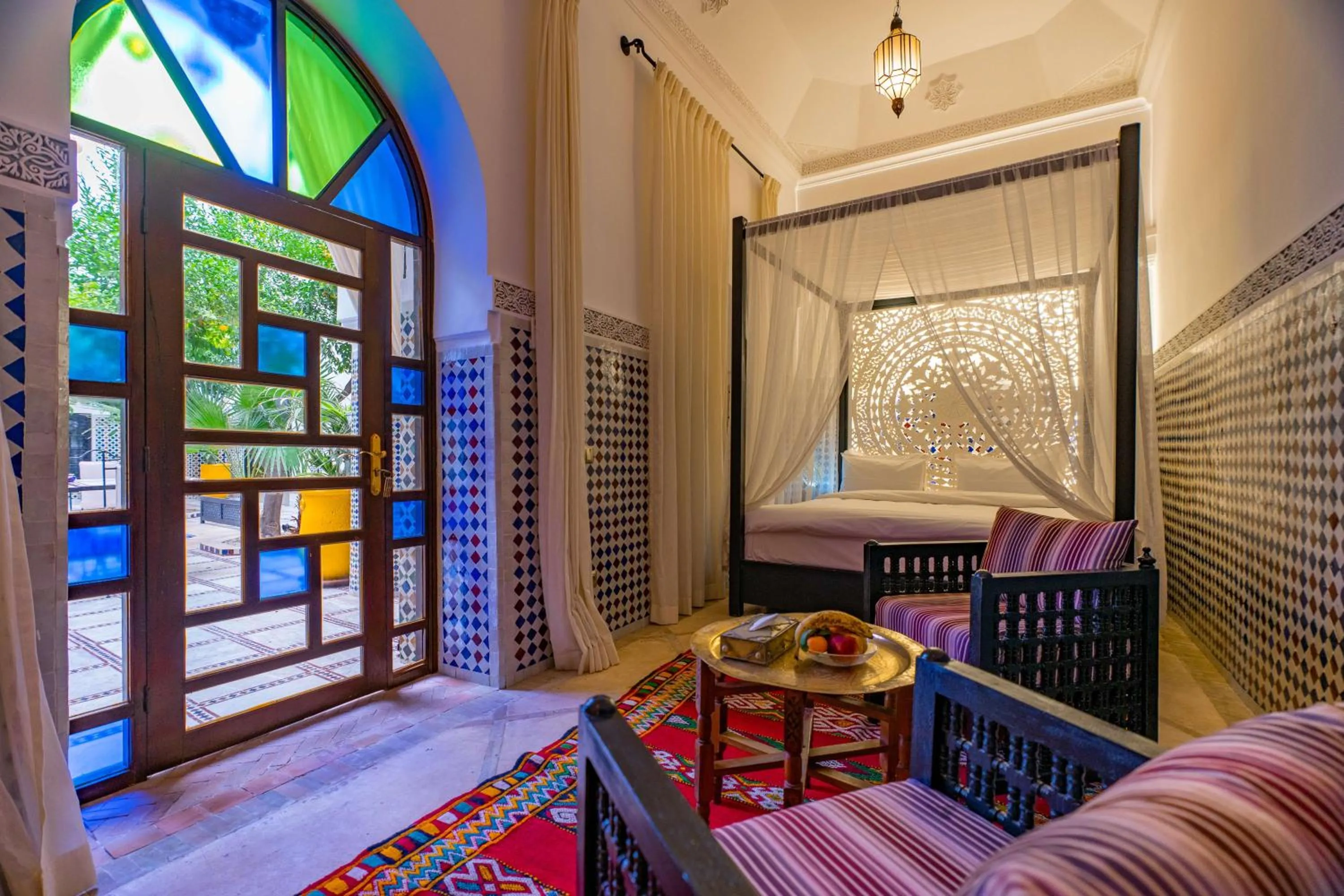 Bedroom in Riad Dar Dialkoum