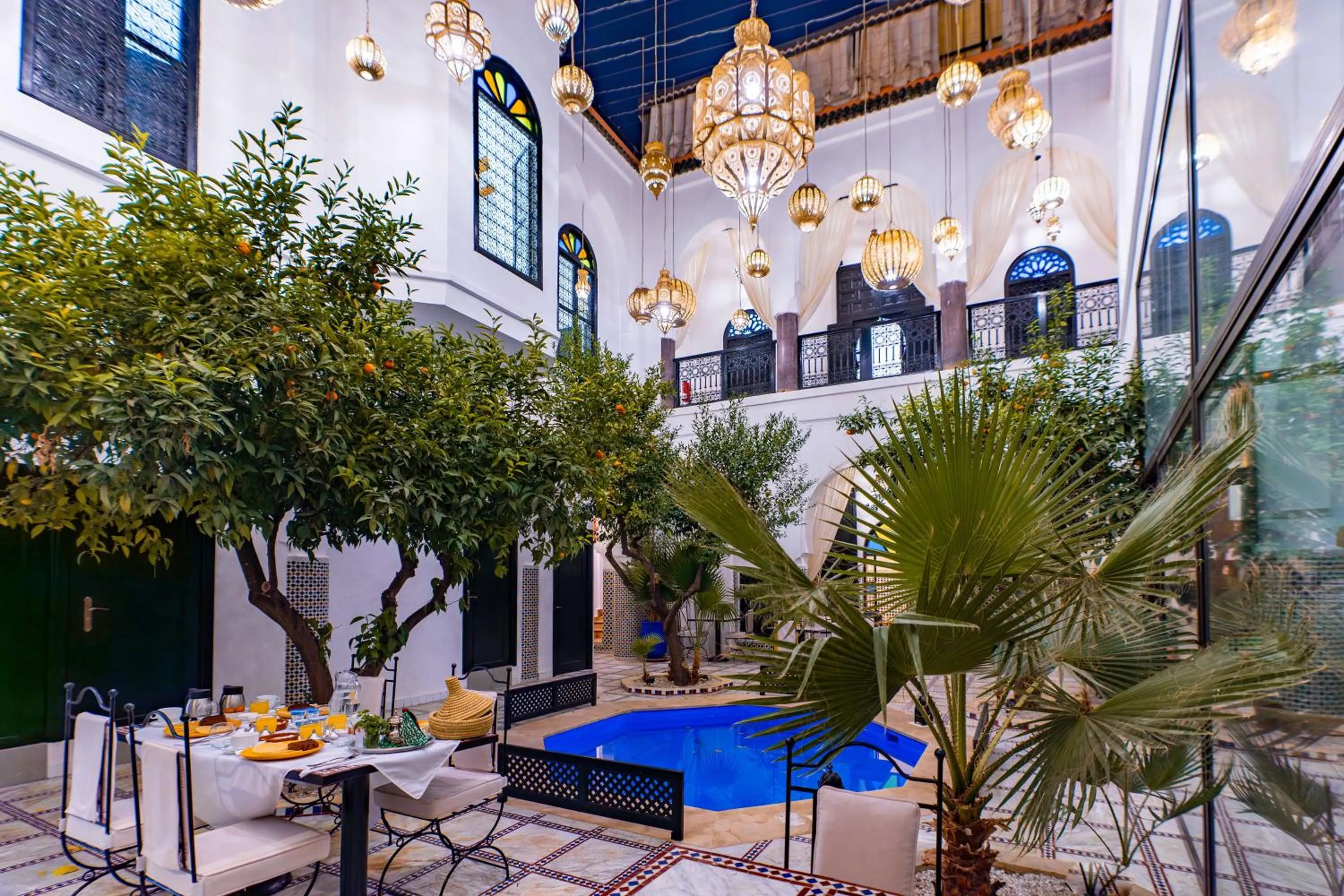 Patio in Riad Dar Dialkoum
