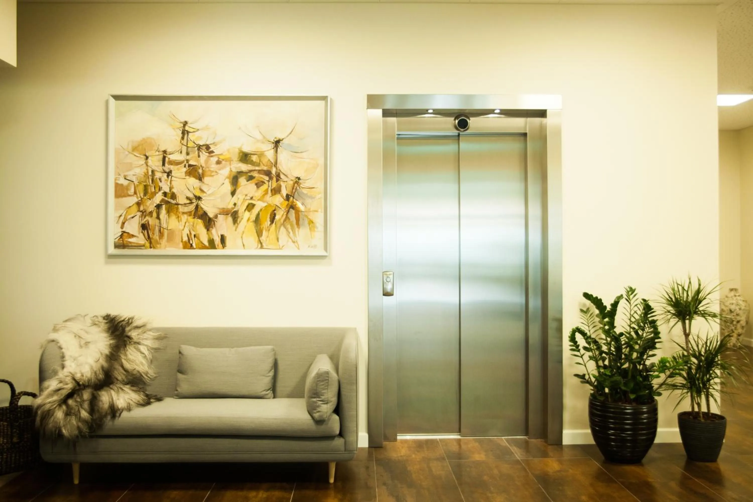 Lobby or reception in Bramslevgaard