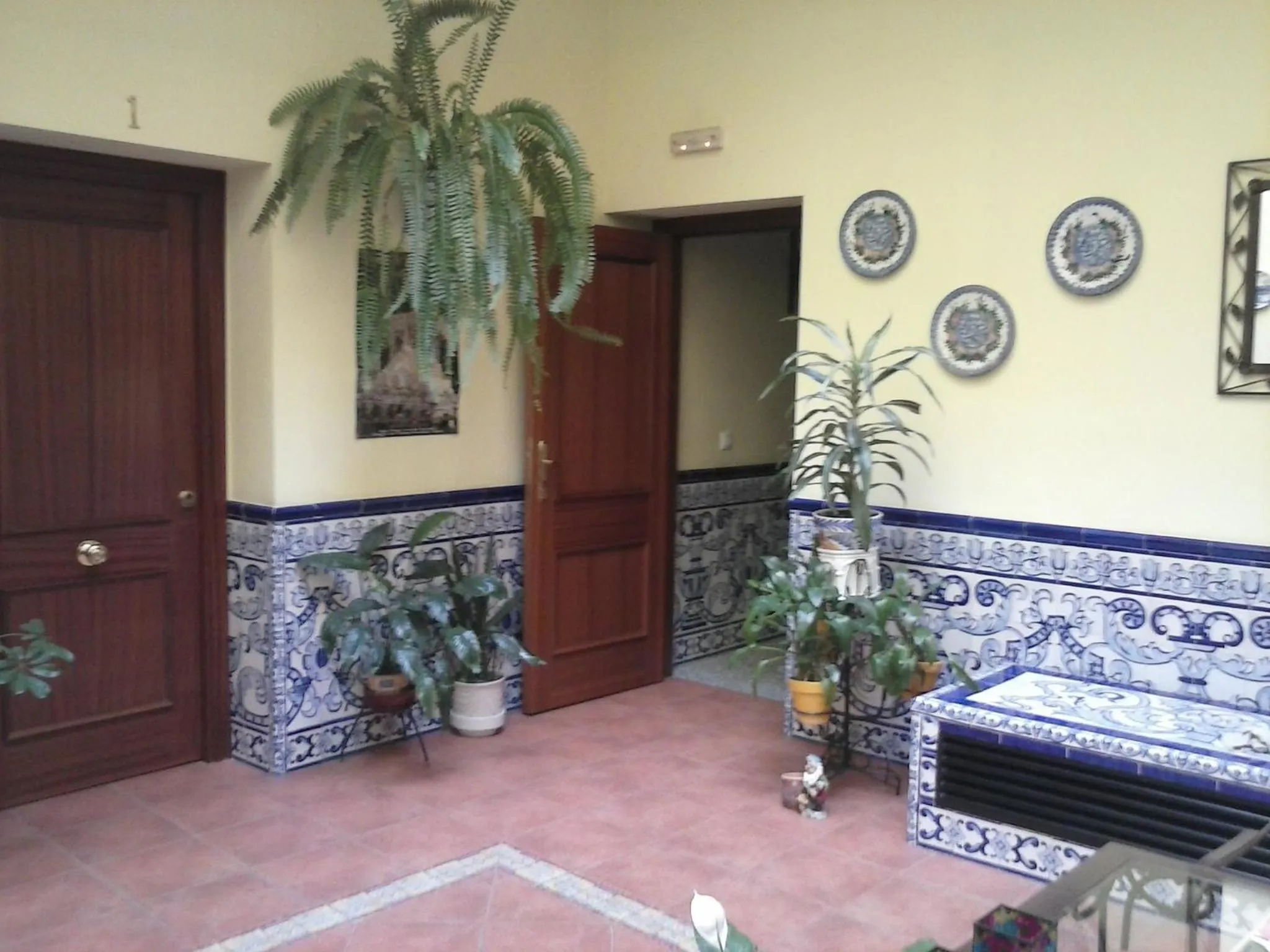 Patio in Pension Doña Trinidad