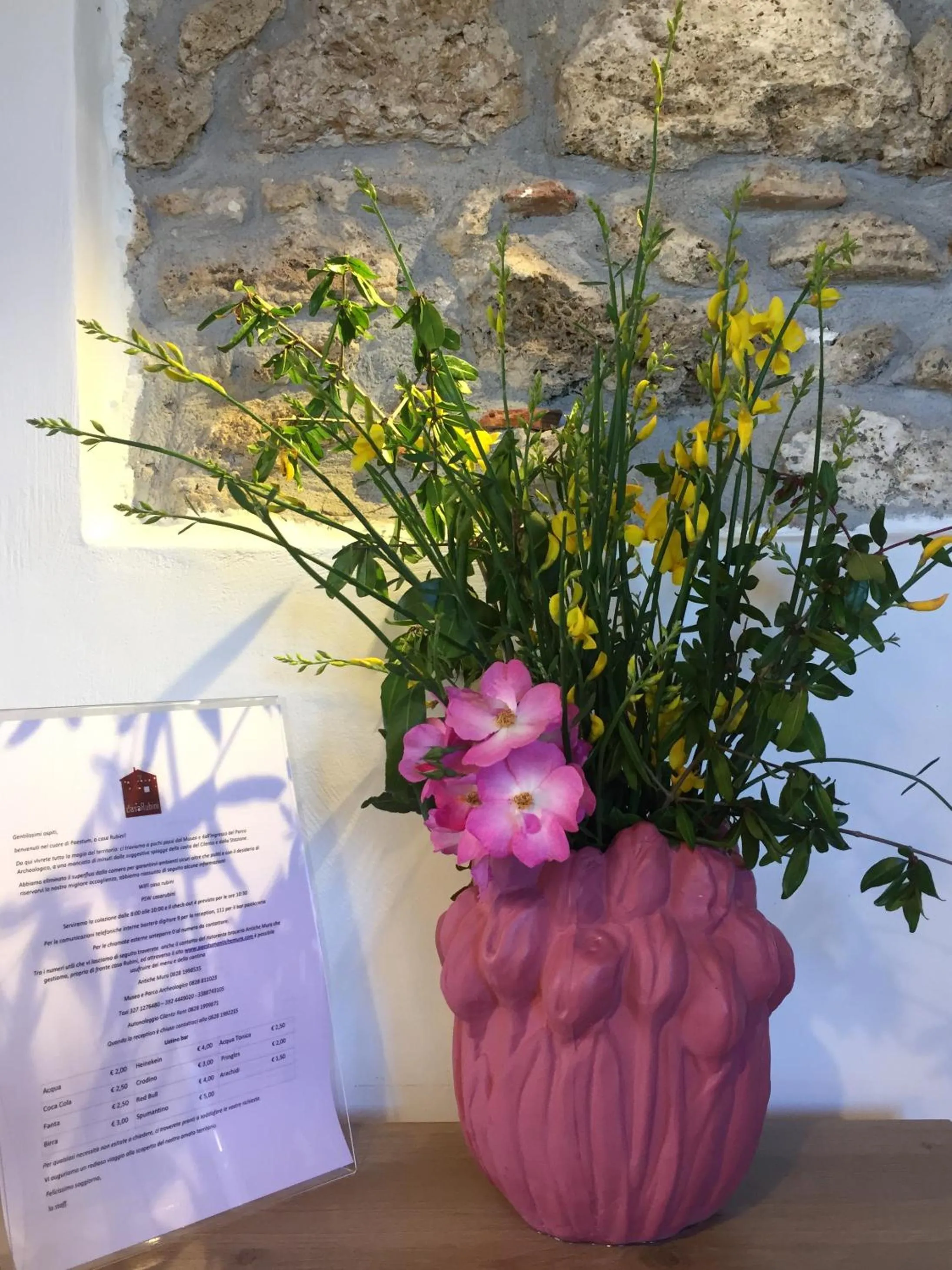 Decorative detail in Casa Rubini