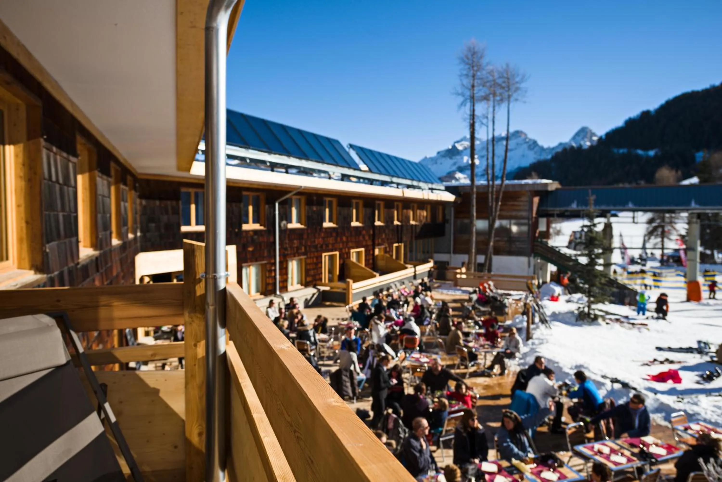 Patio in Marmotel & Spa